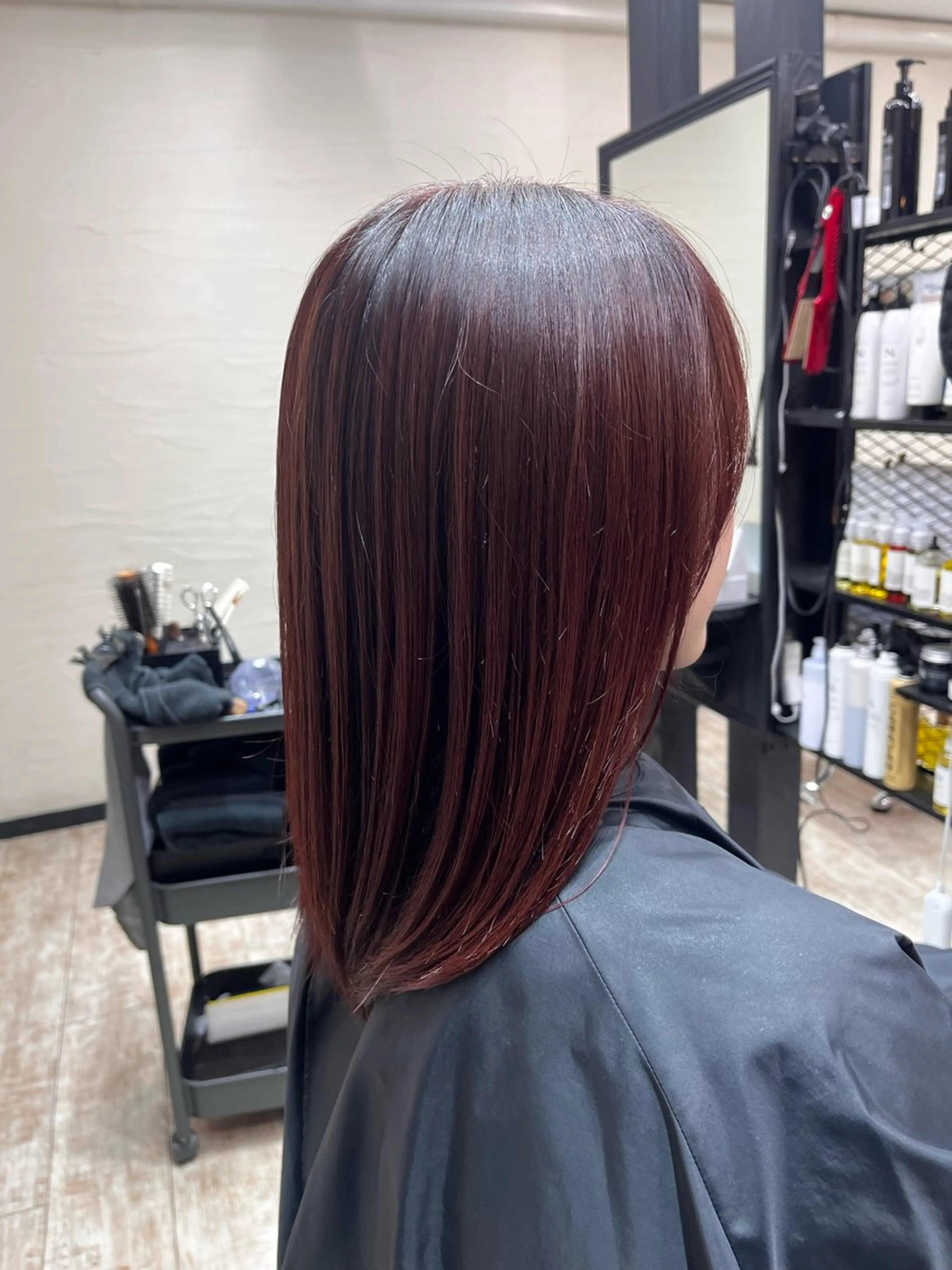 レディースカット　シャンプーの写真