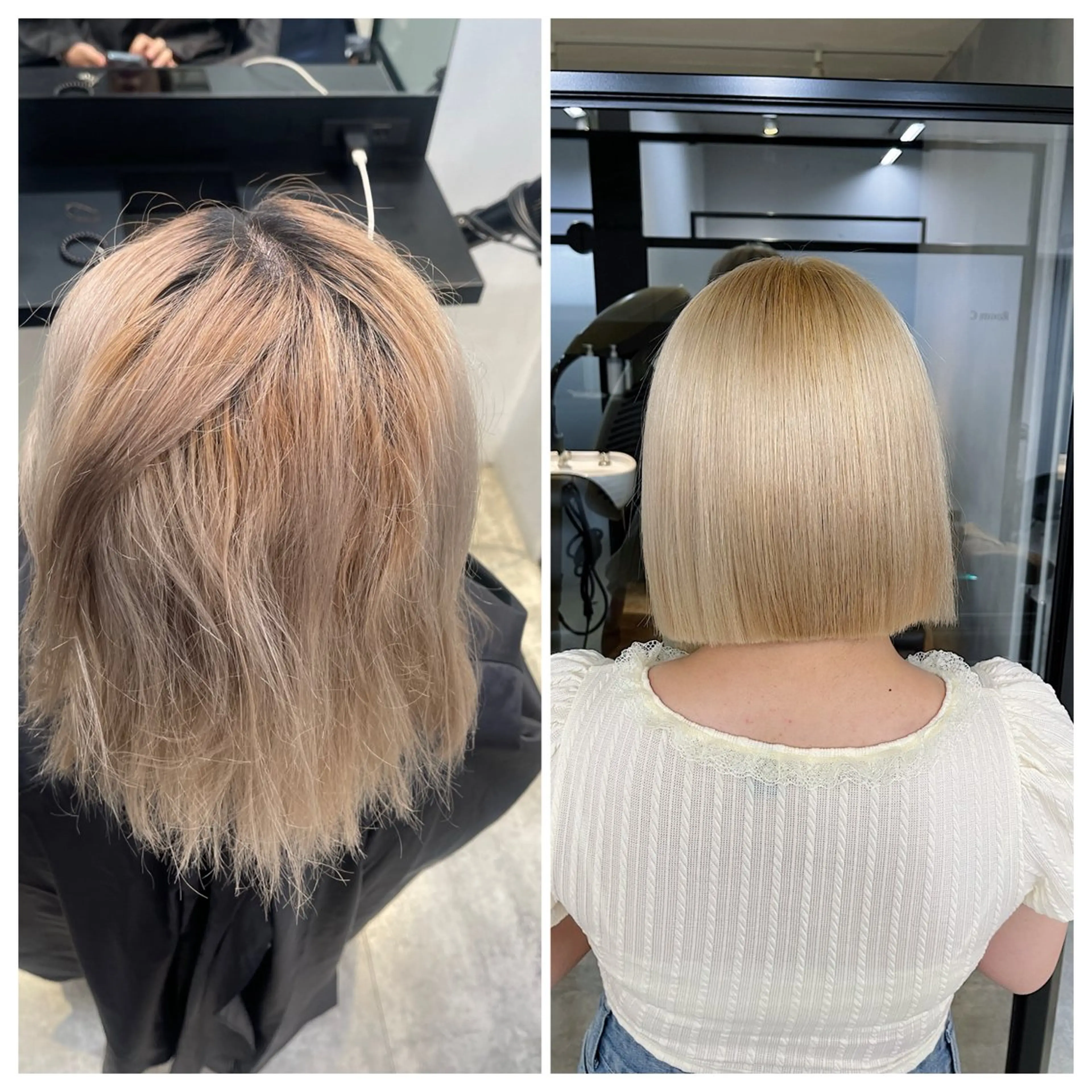 ショート 縮毛矯正 トリートメント ヘアカラー 縮毛矯正 トリートメント け んブリーチ縮毛矯正のヘアスタイル