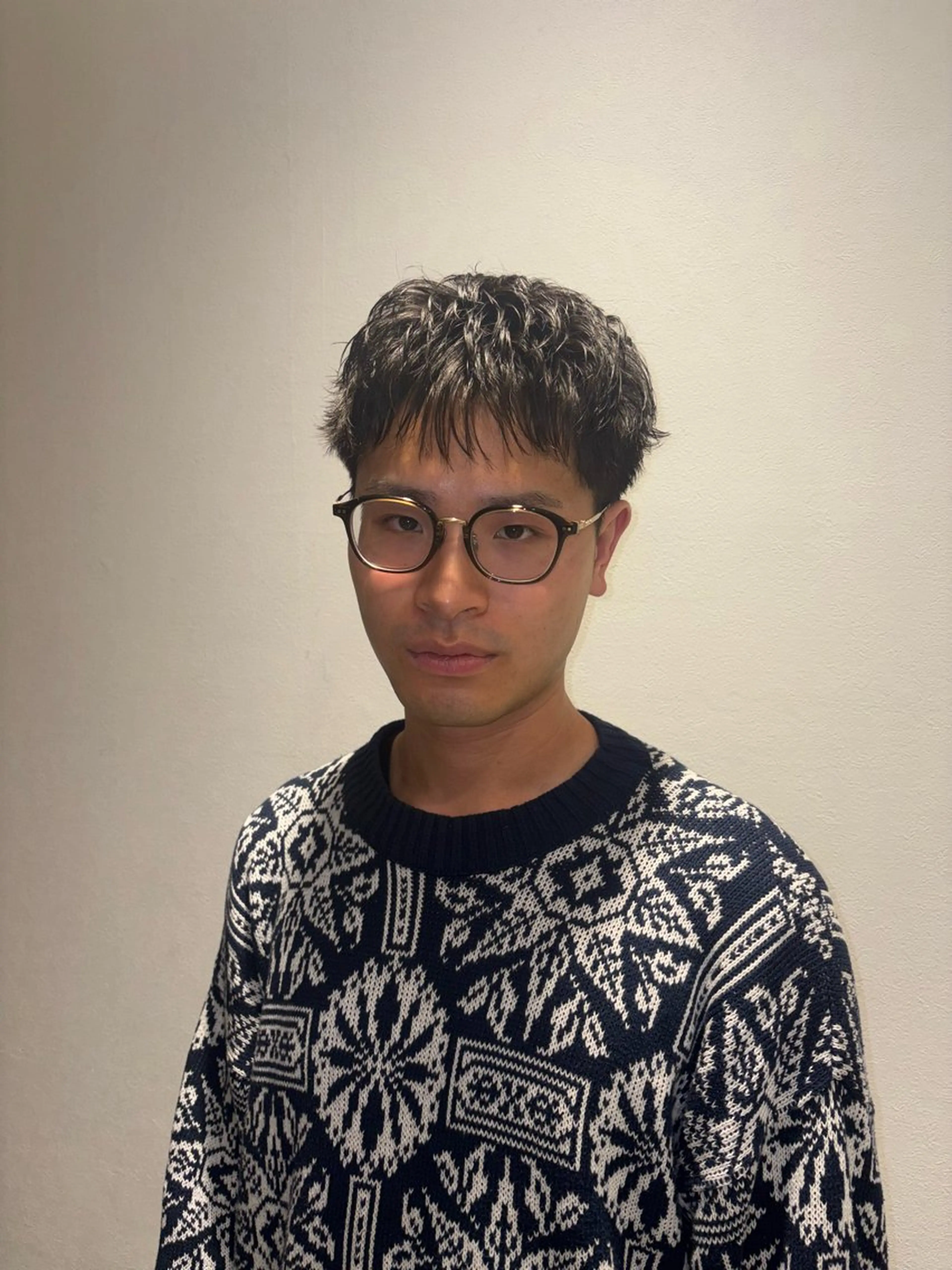 ショート パーマ メンズ カット パーマ メンズ 🔫KOKIのヘアスタイル