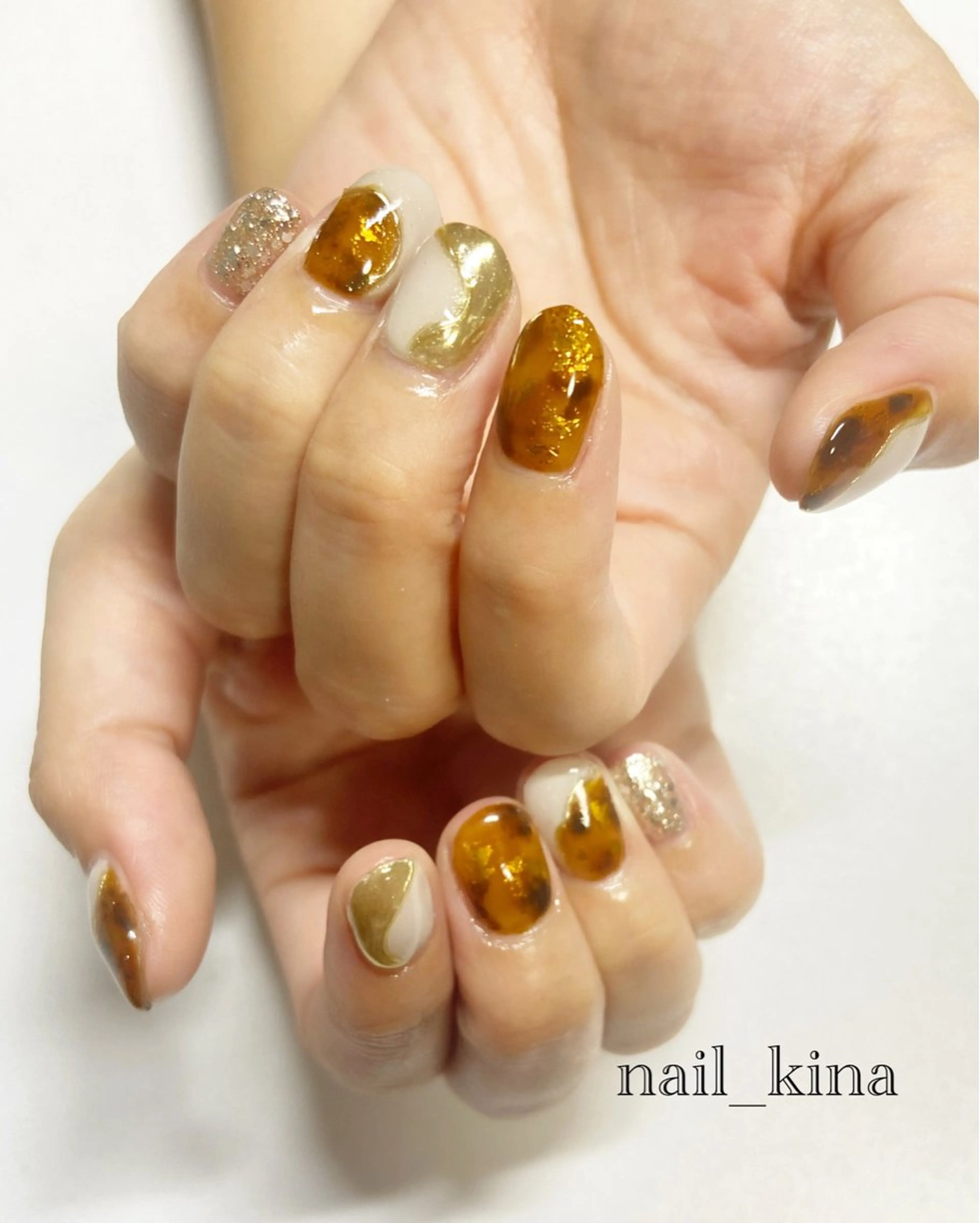 ネイル フラッシュネイル マグネットネイル ワンカラーネイル nail_ kinaのネイルデザイン