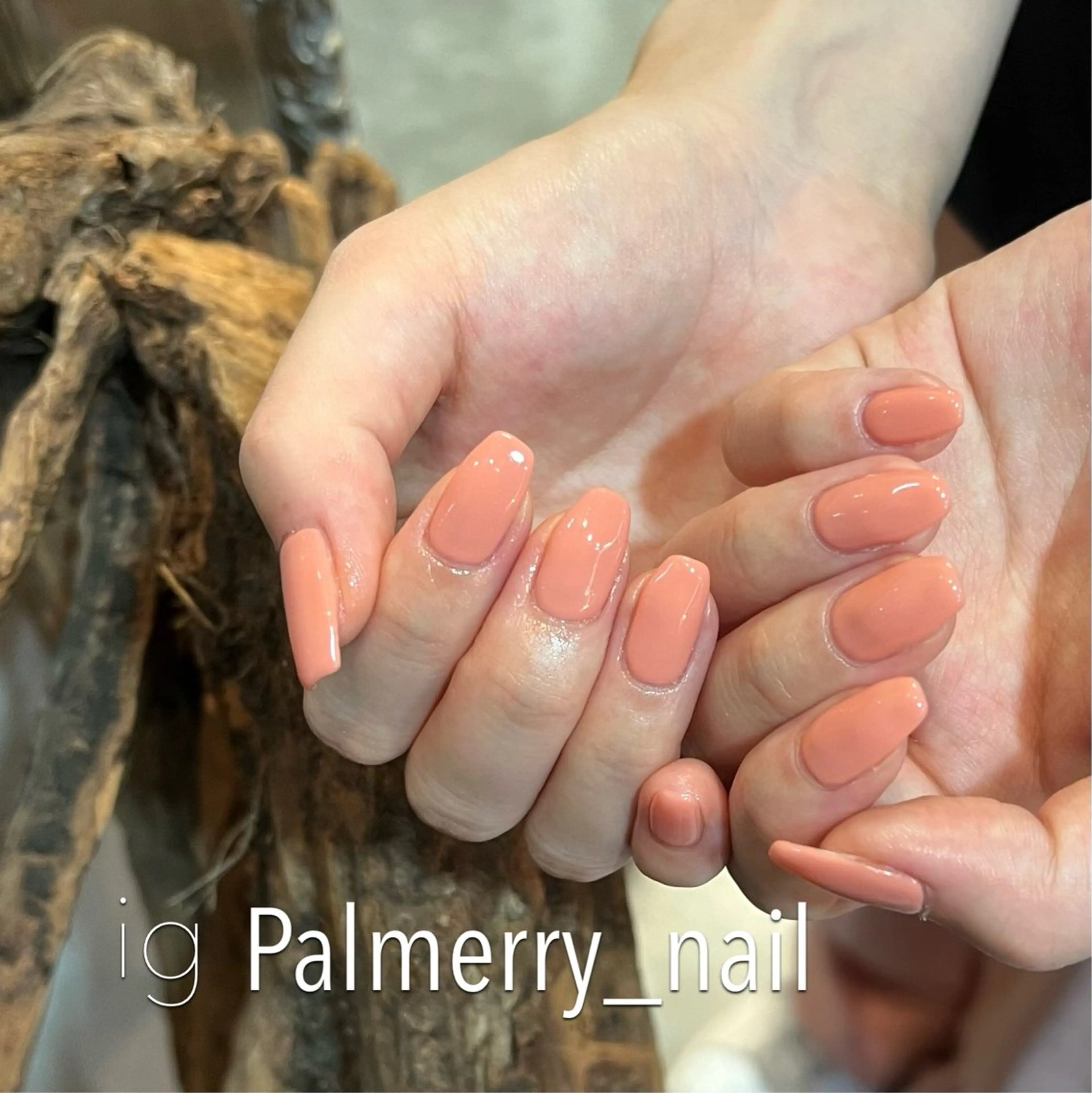 ネイル ピンク シンプルネイル スクエアネイル palmerry nail所属・住吉 美香のネイルデザイン