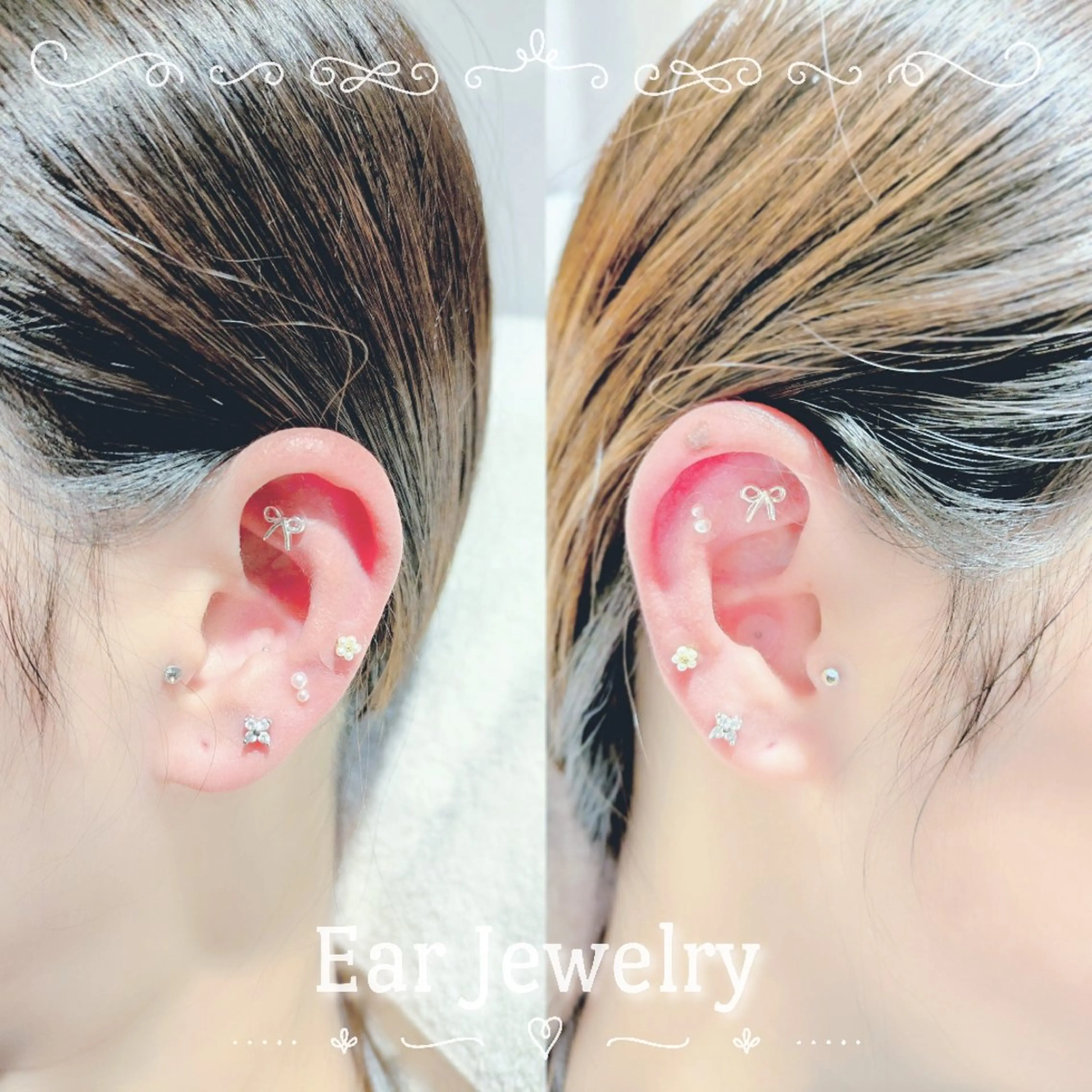 2/10,11限定練習モデル様🤍耳つぼジュエリー💎リピーター様+550円の写真