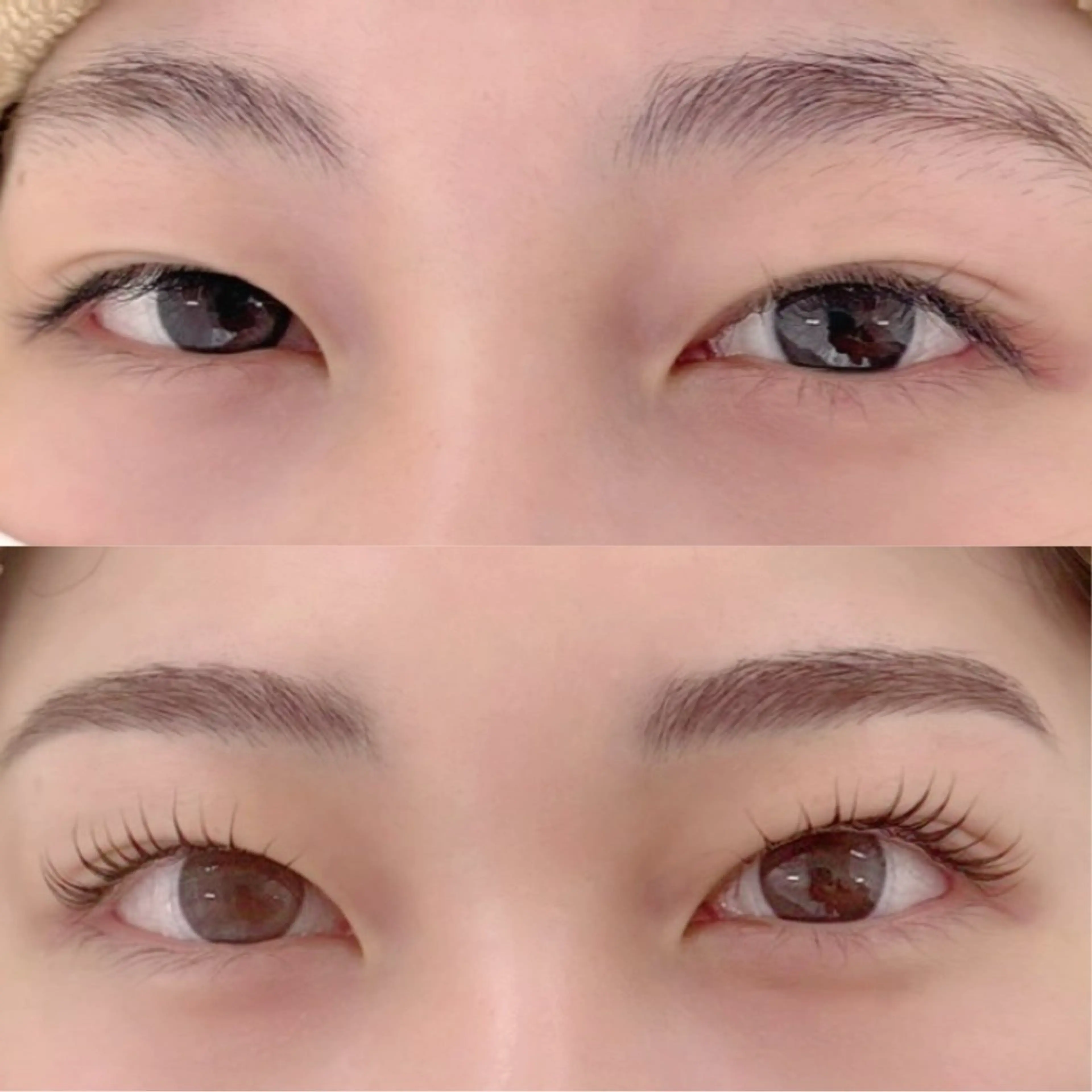 【練習モデル︎💕︎】アイブロウWax脱毛＋まつげパーマ💫の写真