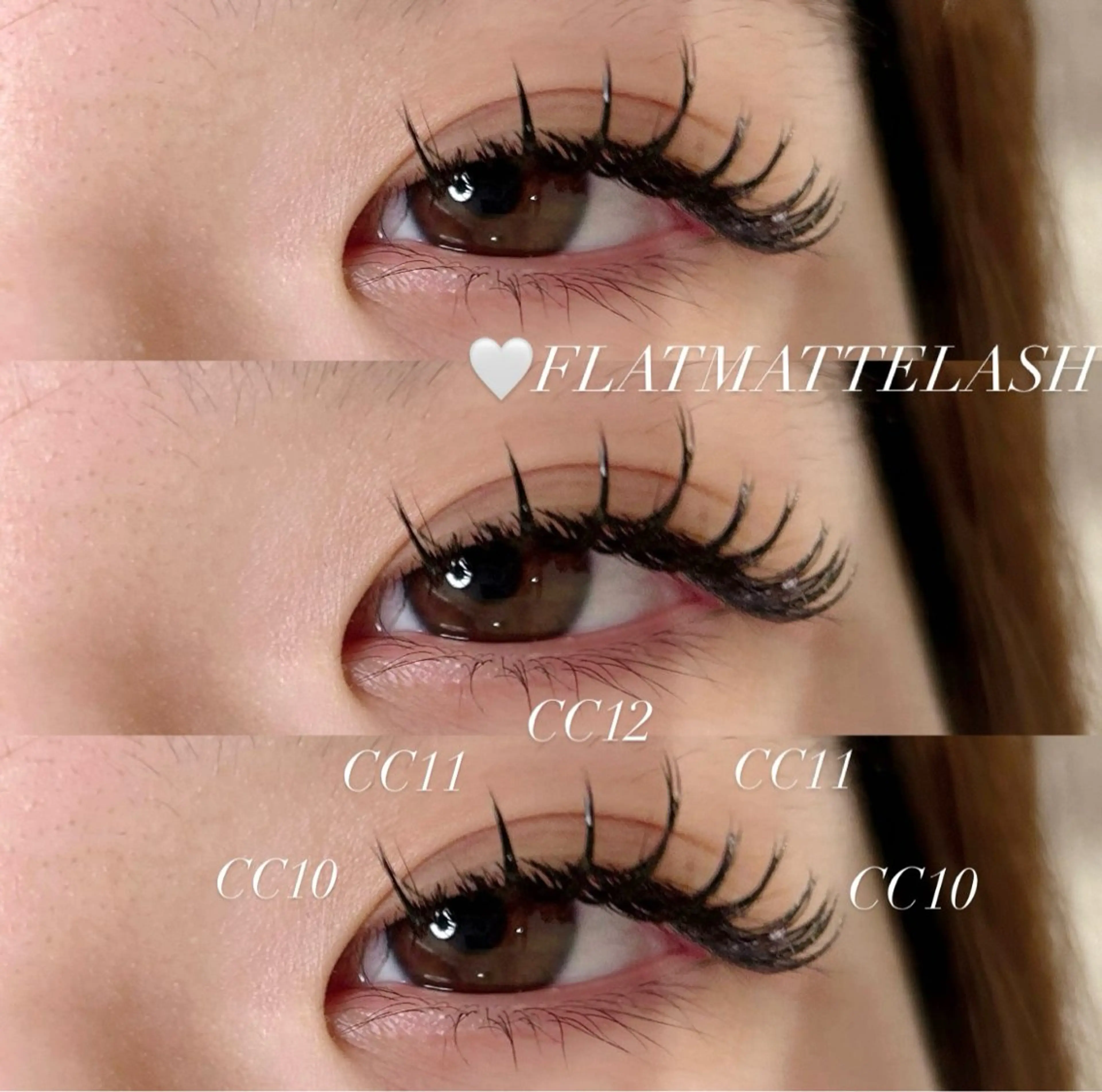 マツエク・マツパ 束感まつ毛 フラットラッシュ マツエク Jouir miyuuのマツエク・マツパデザイン