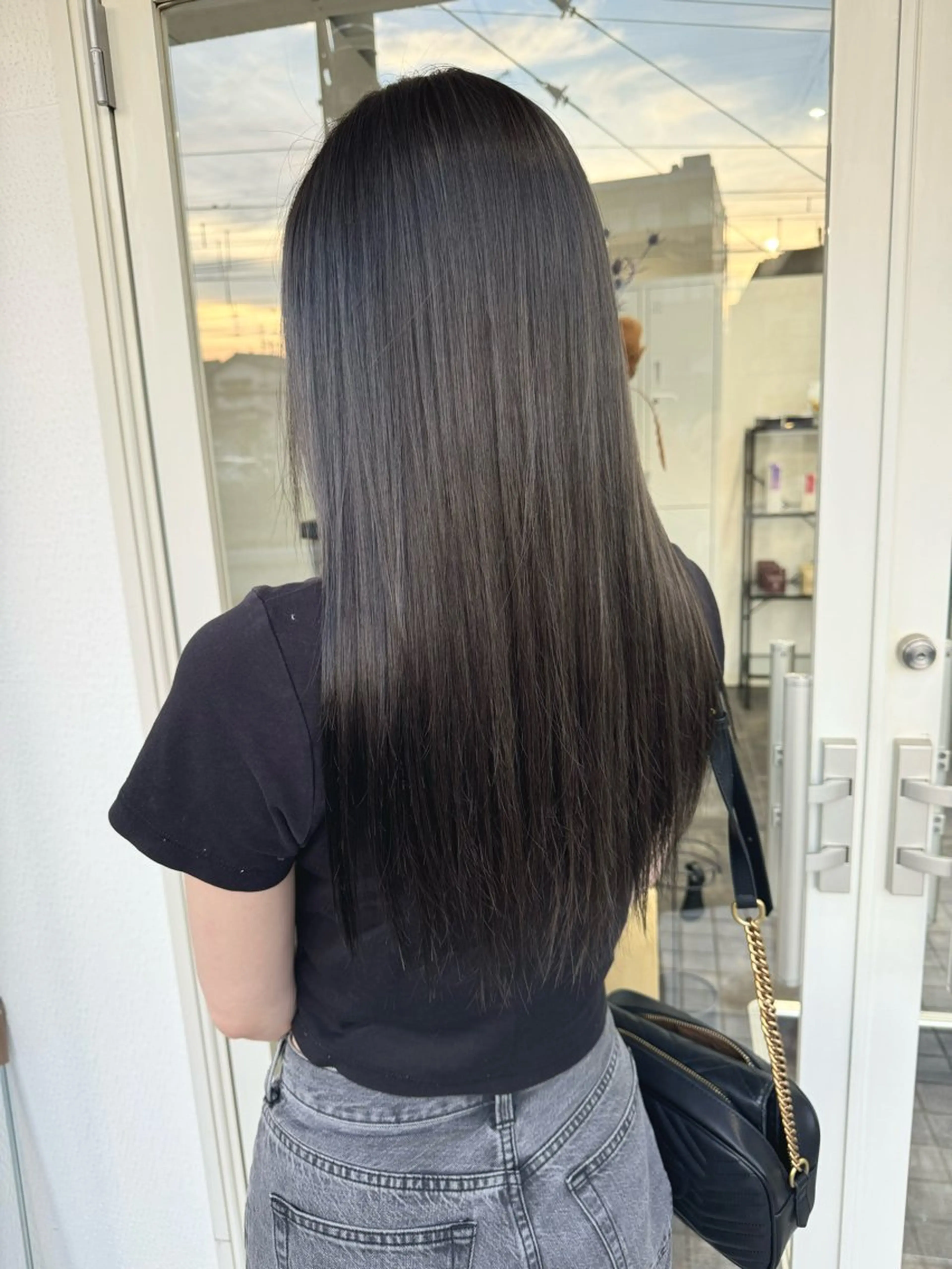 ロング カラー M IIのヘアスタイル