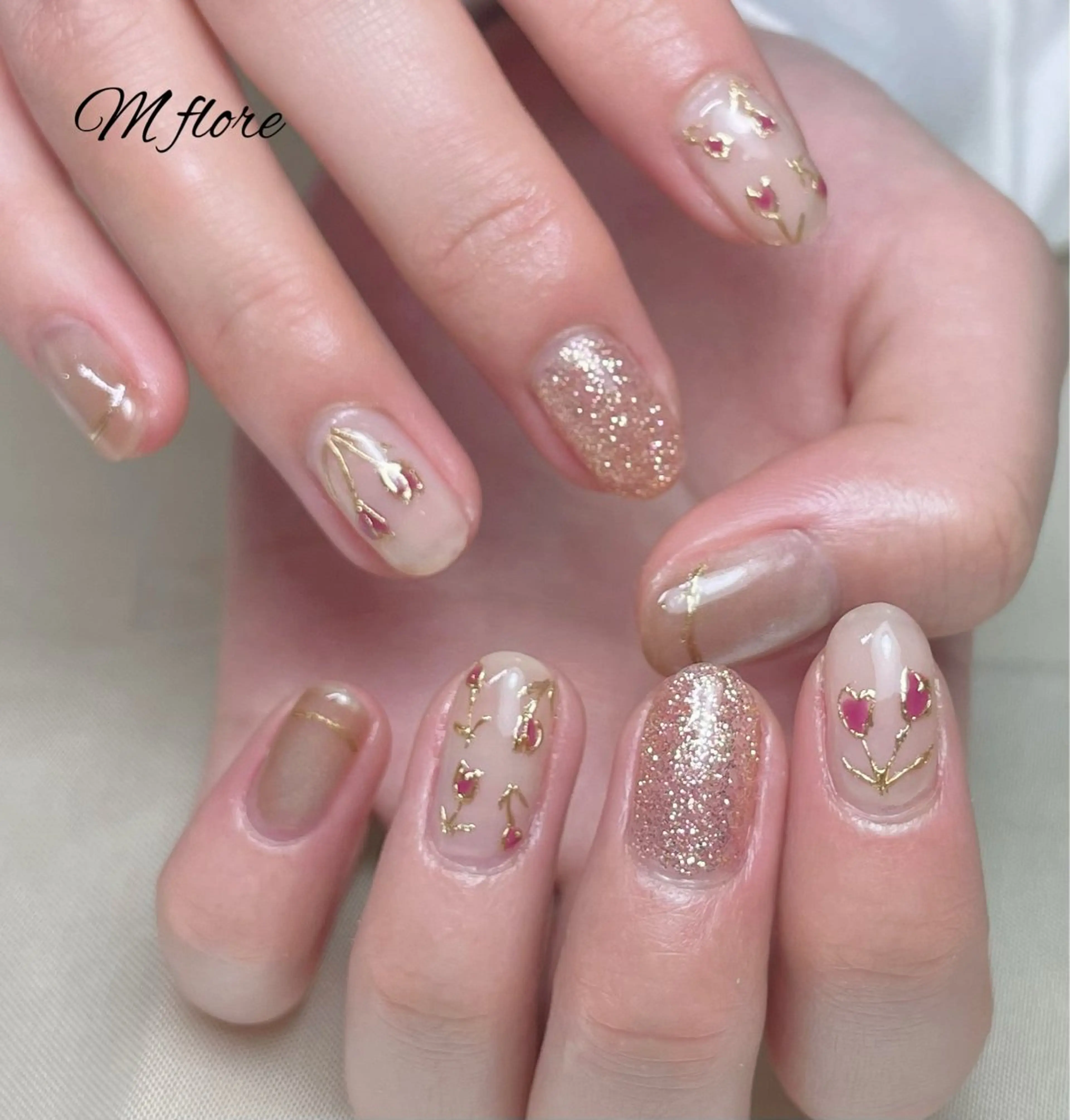 ネイル 春ネイル M flore (エムフローレ)のネイルデザイン