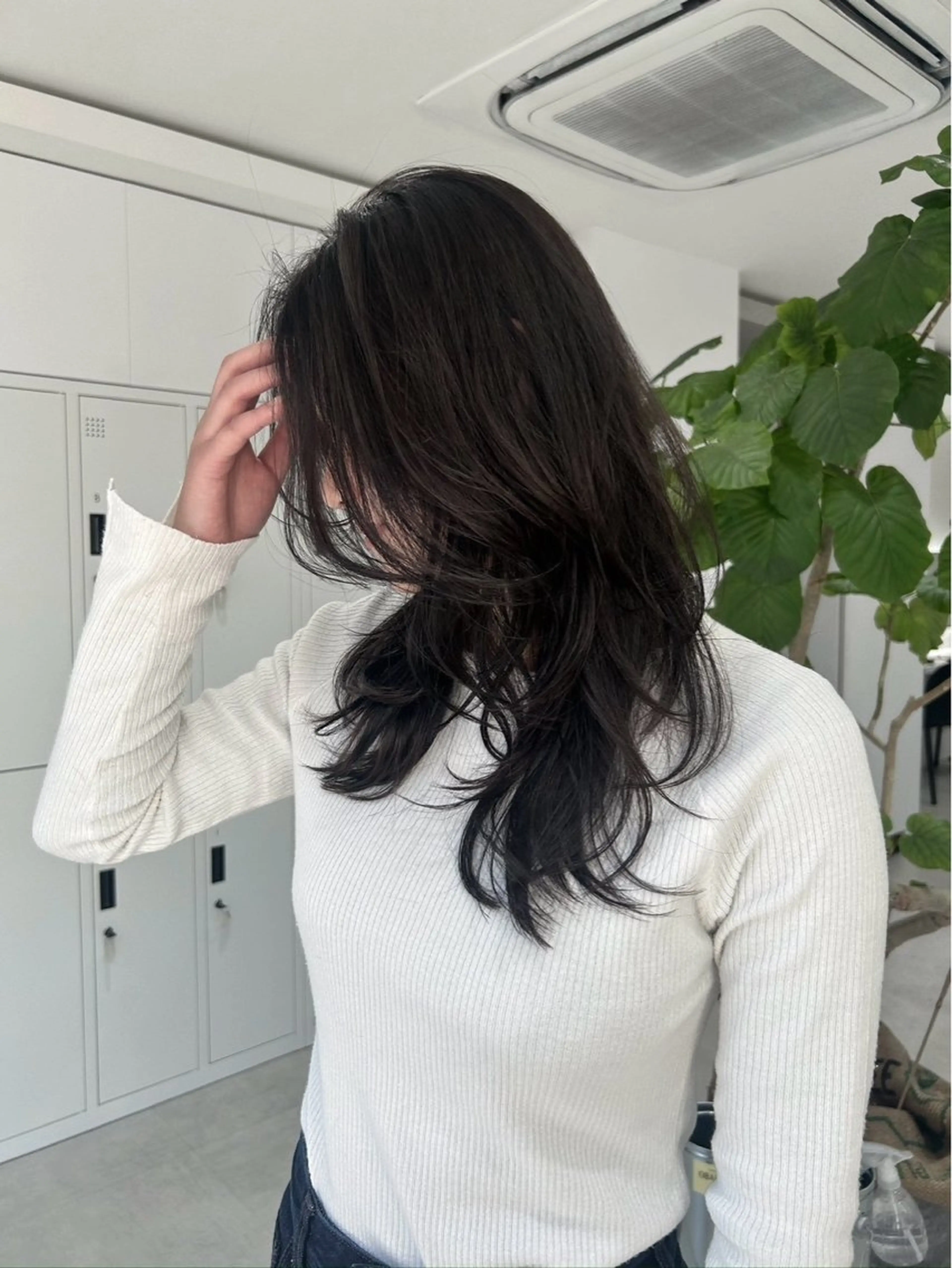 【⠀平日限定🔏⠀】  透明感カラー+髪質改善1stepトリートメント🩶の写真