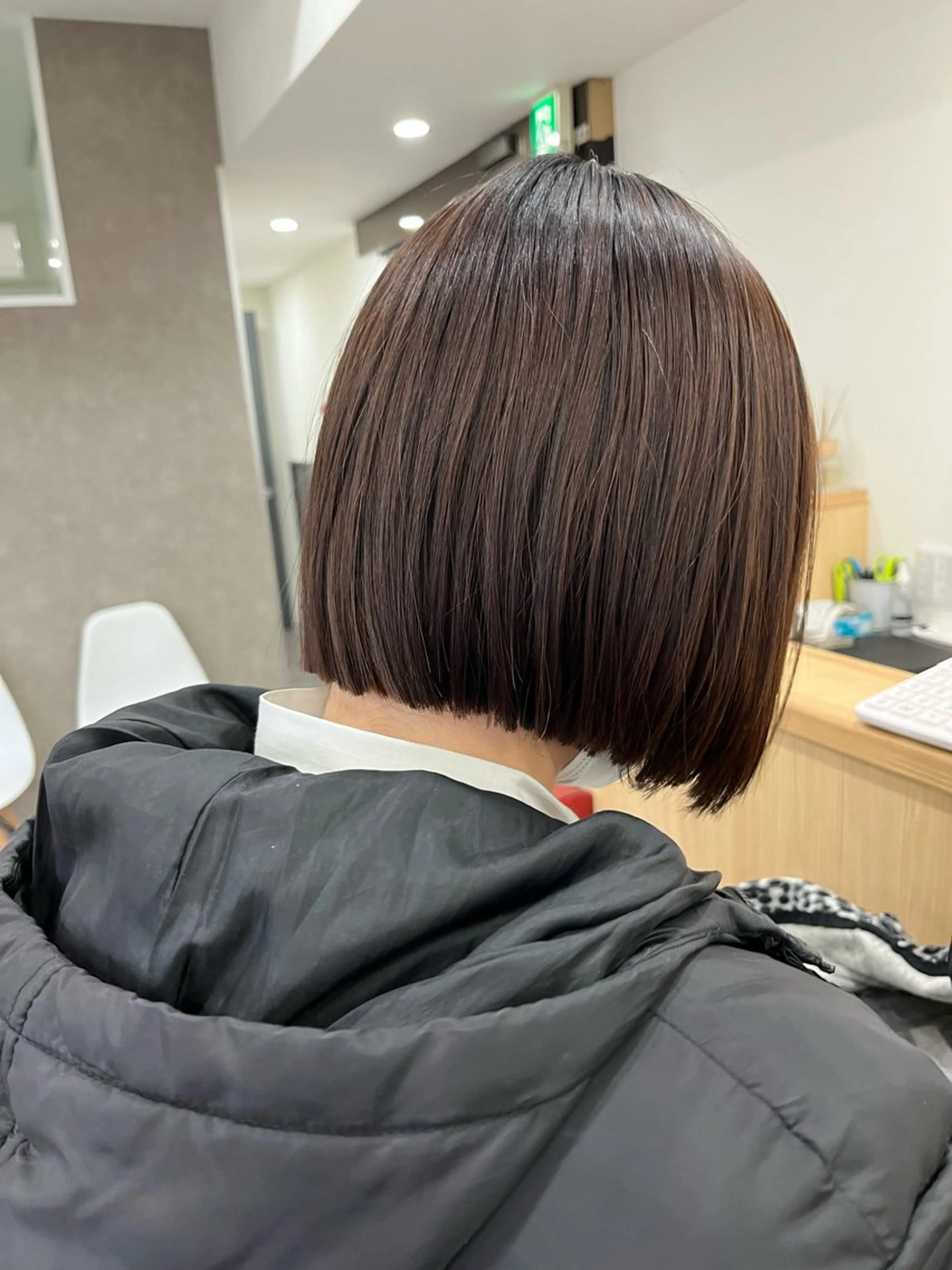 ミディアム ボブ カット kakko所属・(kakko) ayumiのヘアスタイル