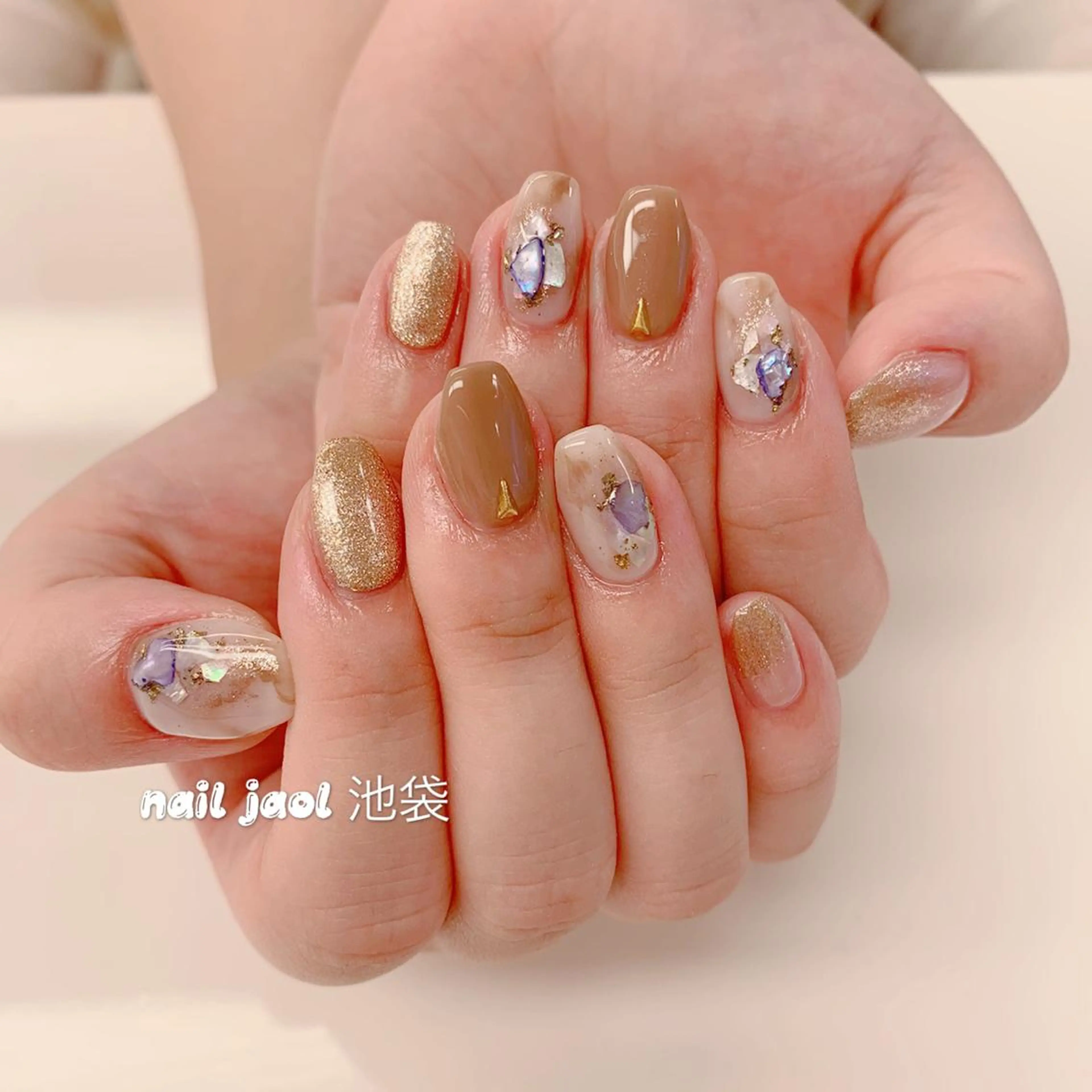 ミディアム nail jaol池袋店所属・ネイルJaol 池袋のネイルデザイン
