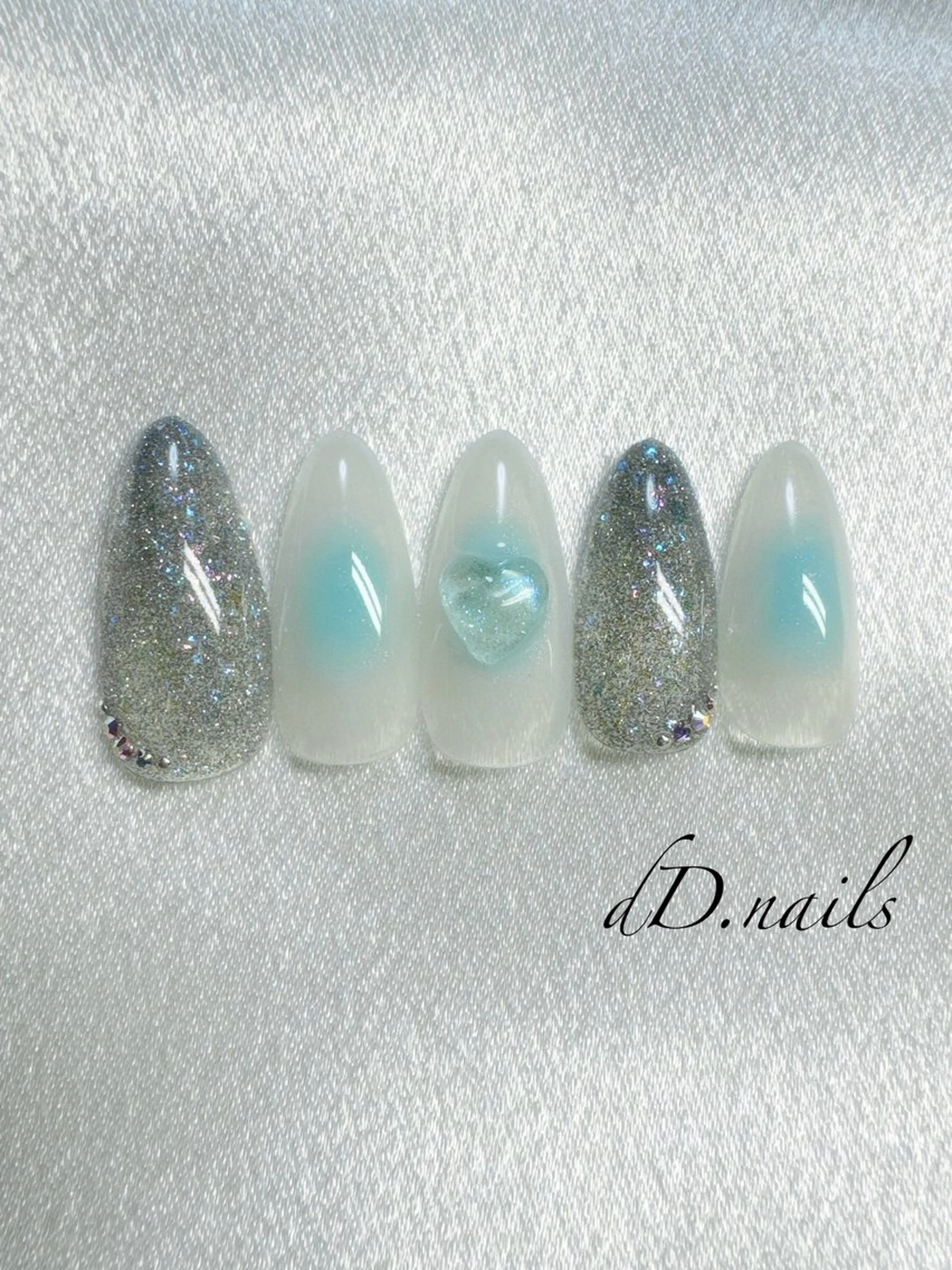 ネイル フラッシュネイル キラキラネイル ラメ(グリッター) dD.nails 杉戸町ネイルのネイルデザイン