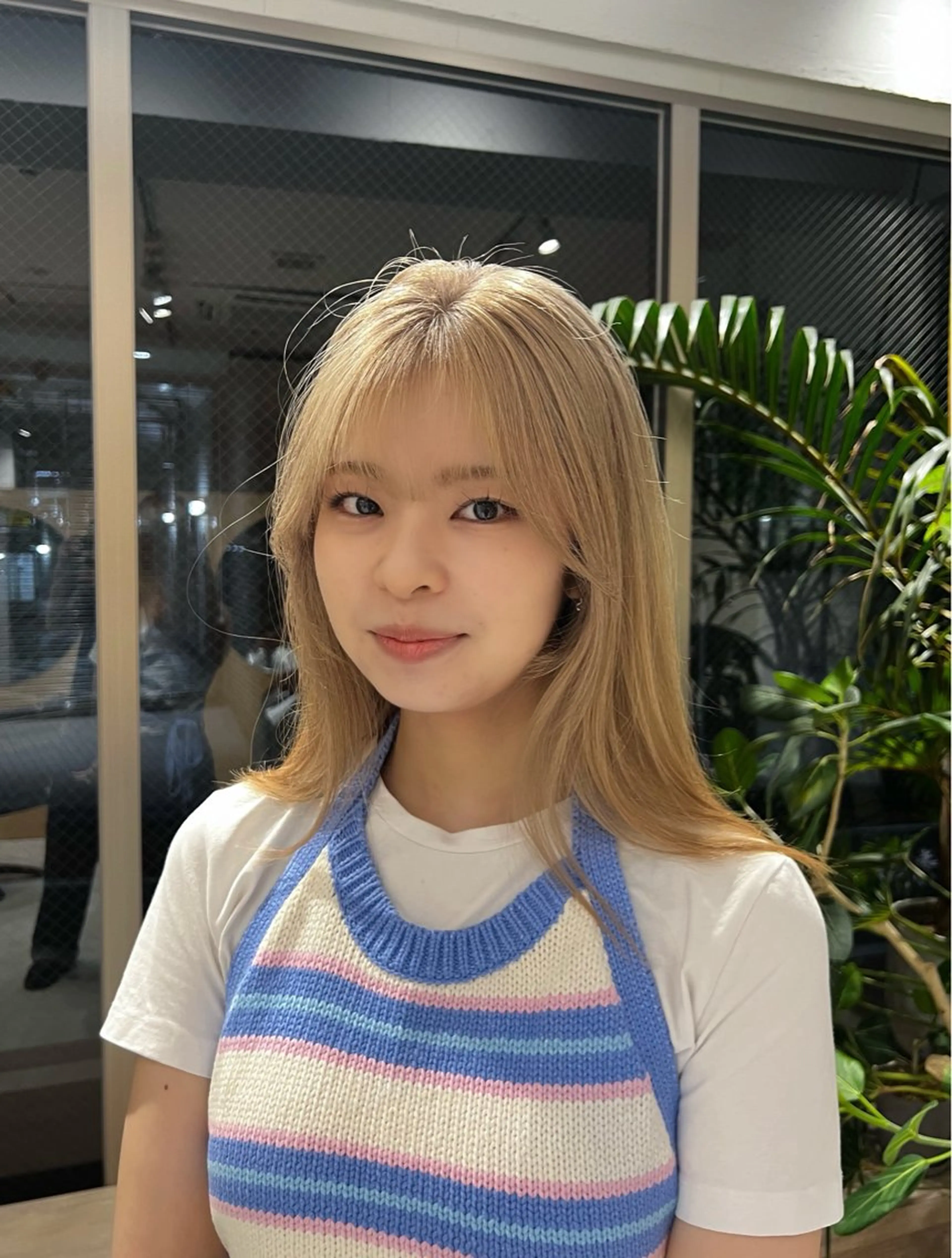 セミロング カラー ヘアカラー パーマ/ボブ /レイヤー チヒロのヘアスタイル