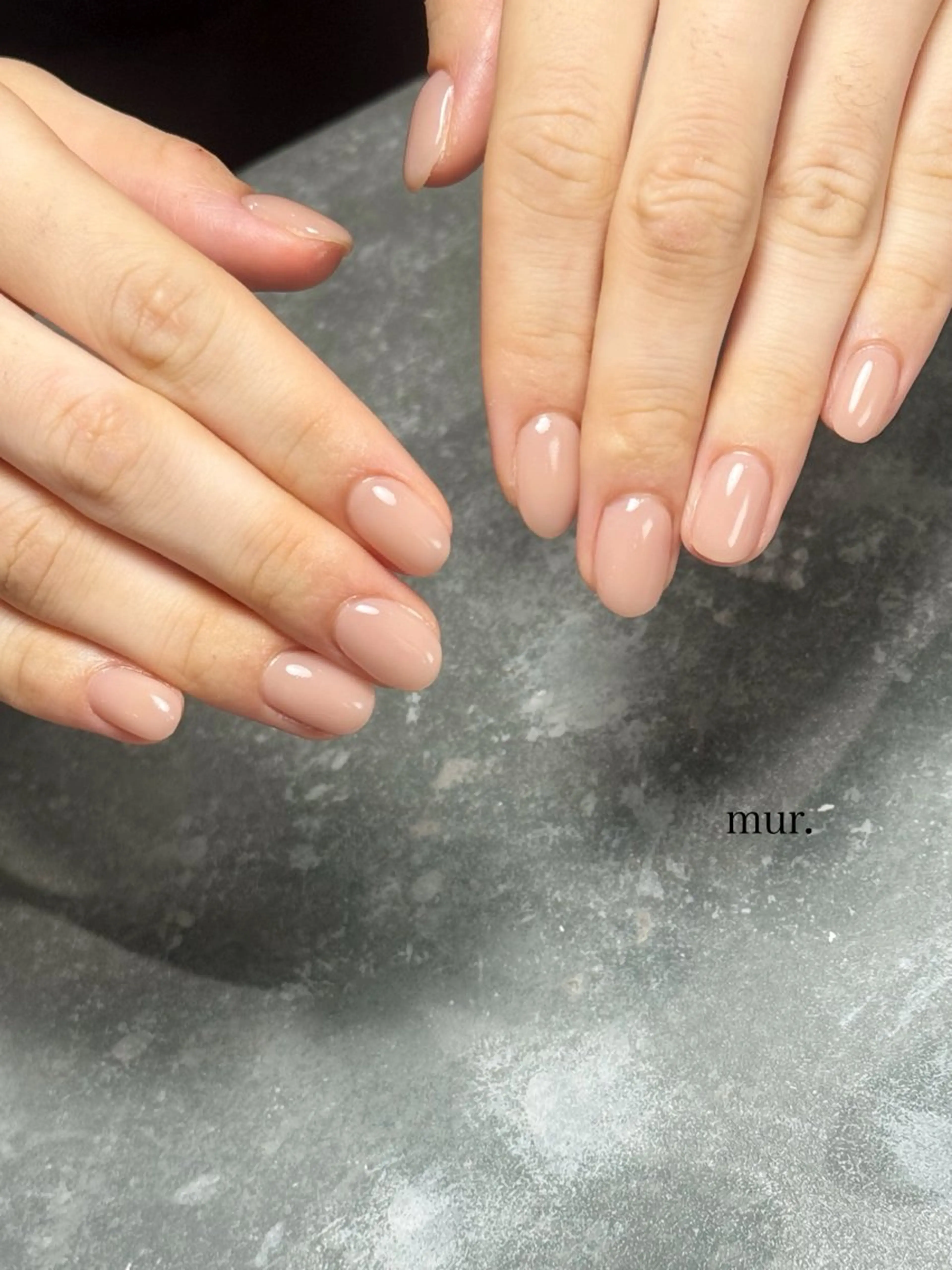 ネイル ワンカラーネイル ハンドネイル nail salon　mur.所属・mur. harukaのネイルデザイン