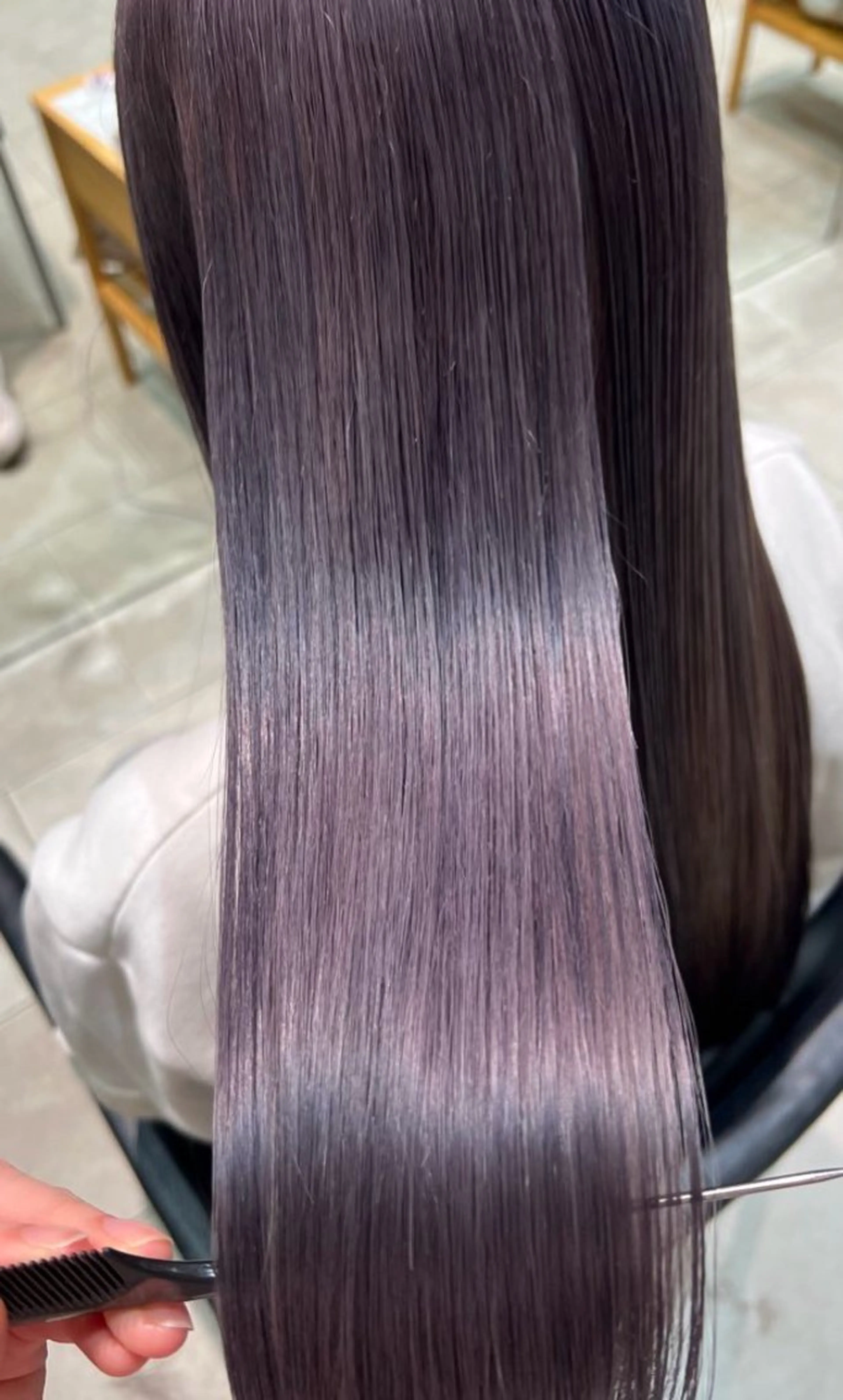 【❗️2/2限定❗️】カット+艶カラー🩶+トリートメントの写真