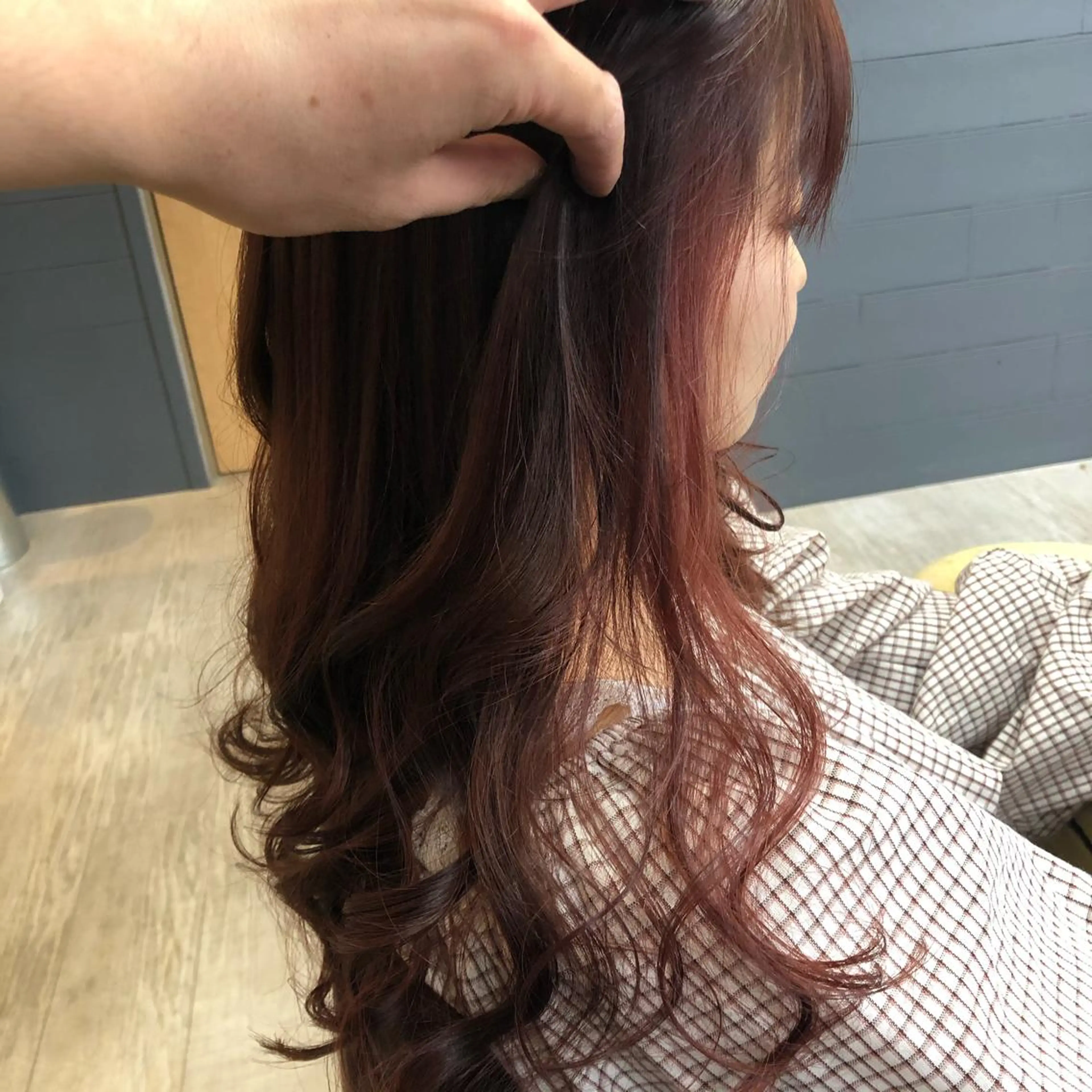 セミロング カット ヘアカラー トリートメント MignonS 仙幸 大輔のヘアスタイル