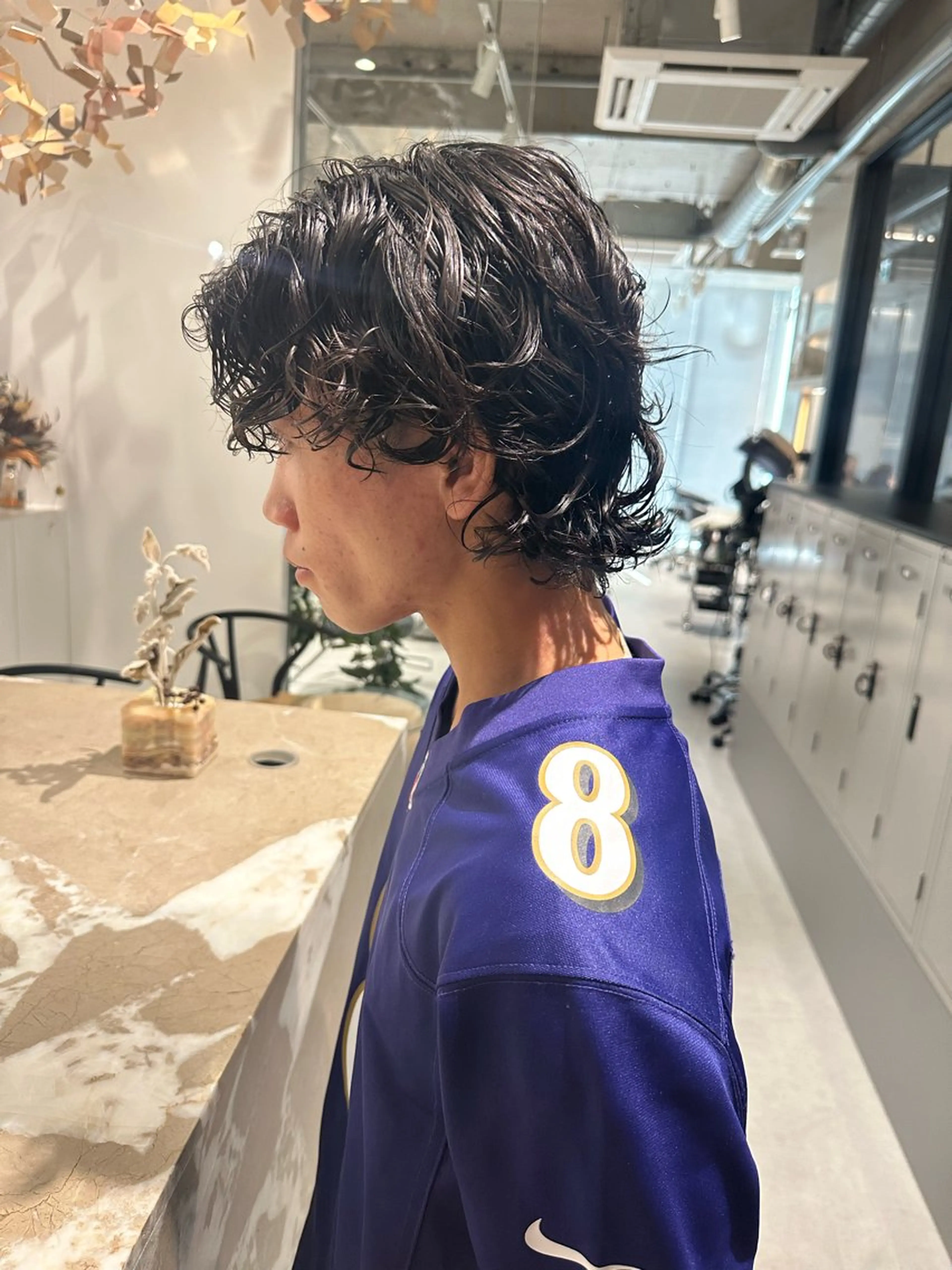 ミディアム ミディアムパーマ CYAN.大須店所属・小寺 柚初のヘアスタイル