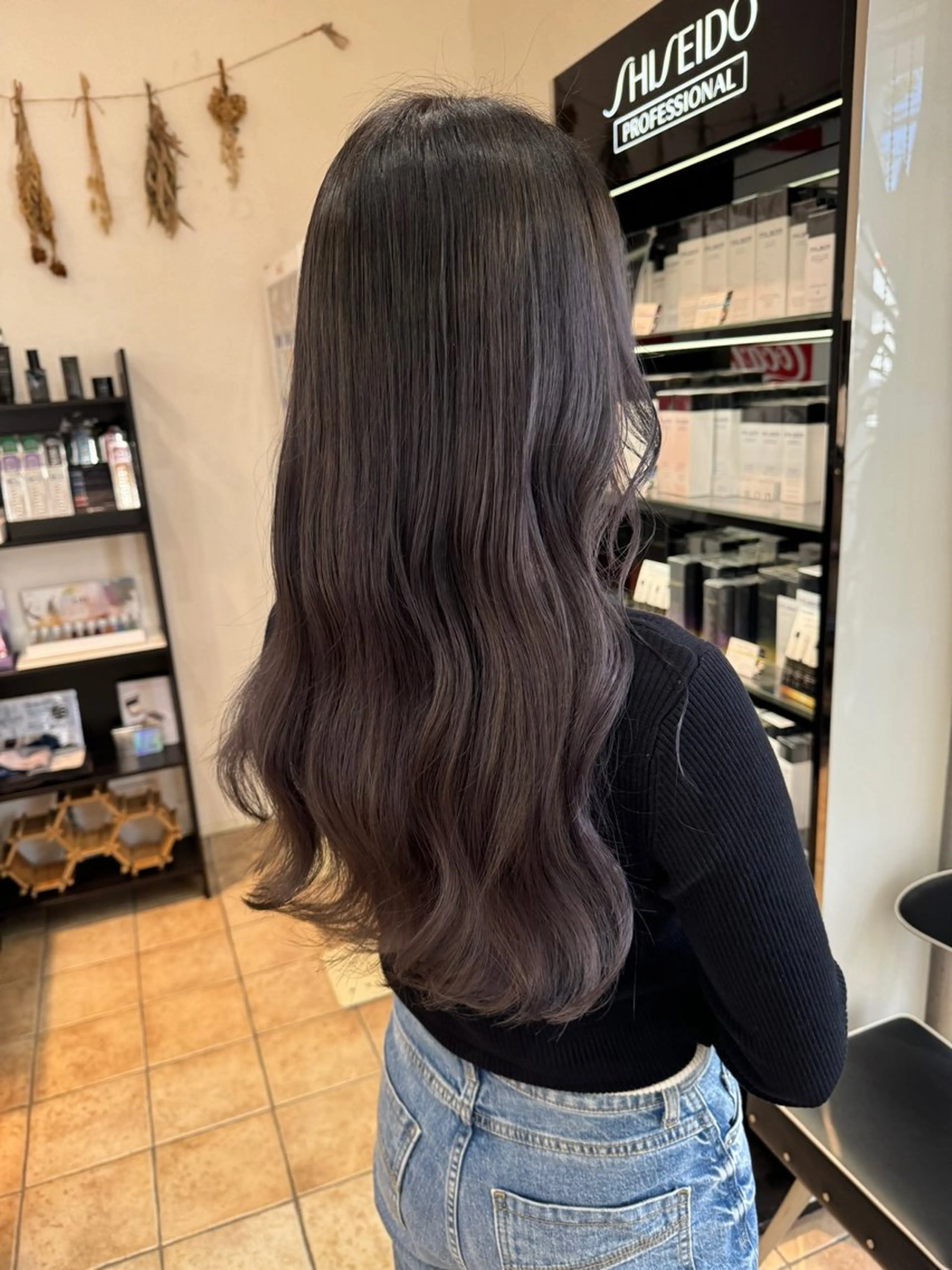 ロング ヘアカラー トリートメント 🇰🇷韓国風顔周り NANAMI🇰🇷のヘアスタイル