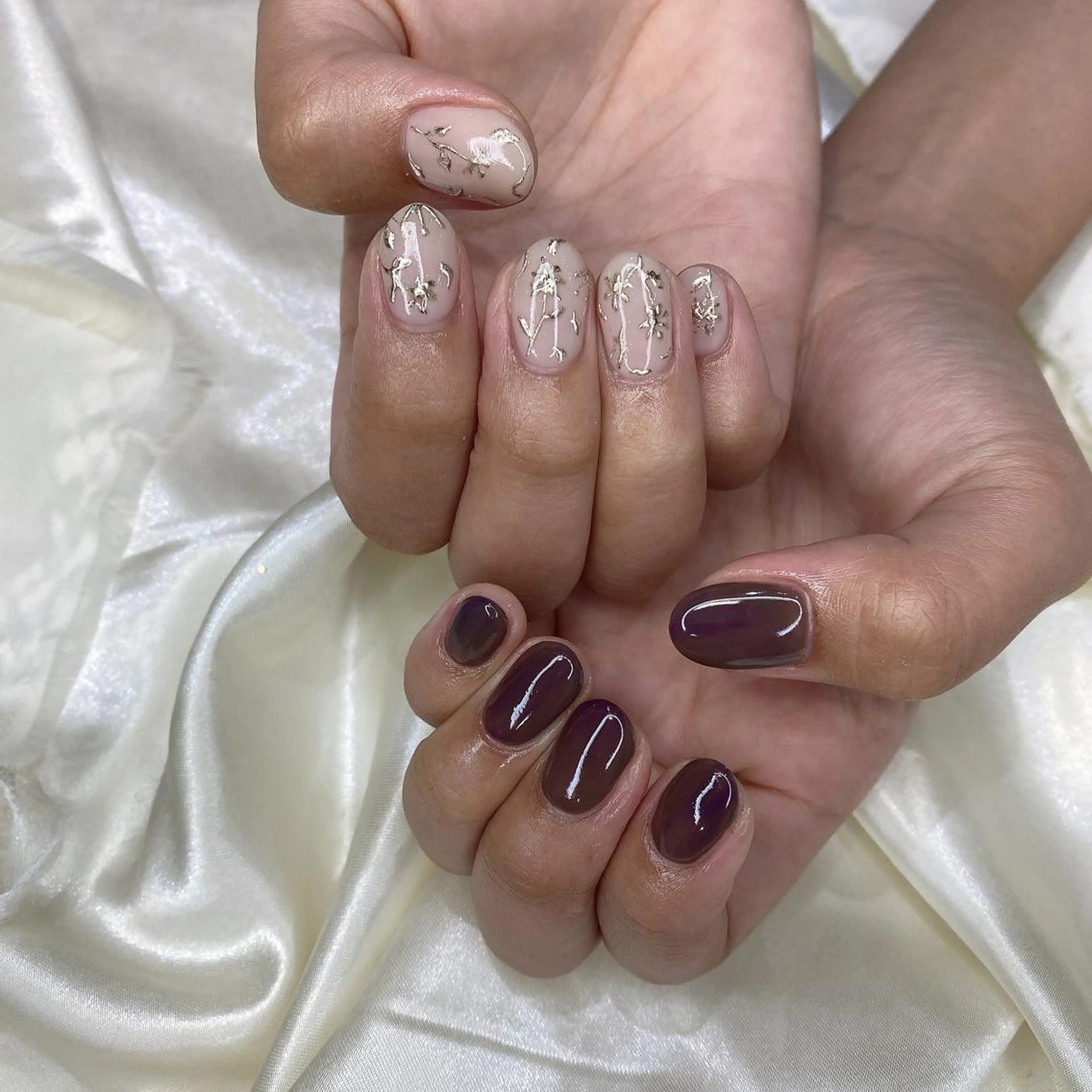 ネイル ハンドネイル 西岡 杏のネイルデザイン