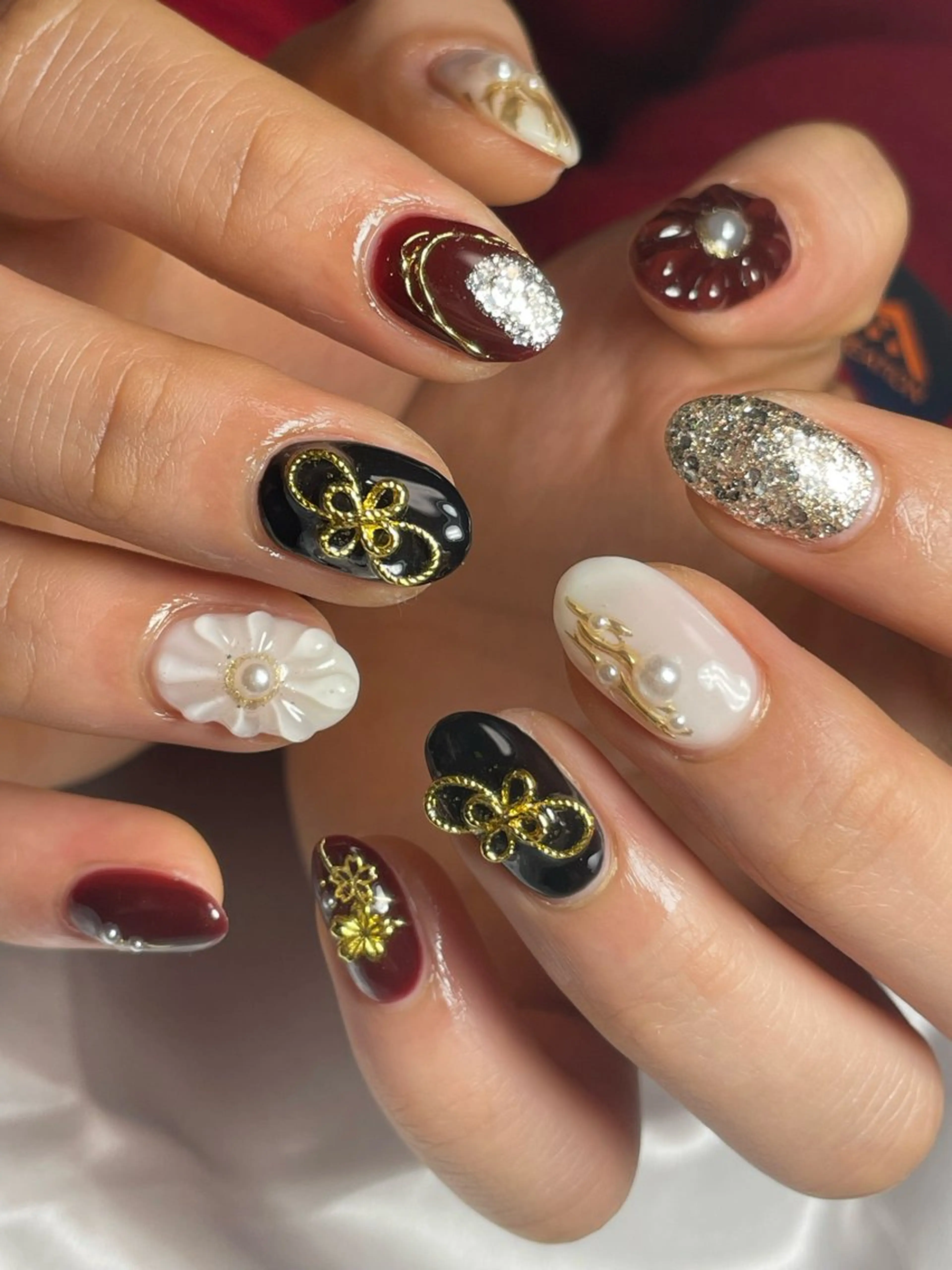 ネイル 成人式 private salon NIKOのネイルデザイン