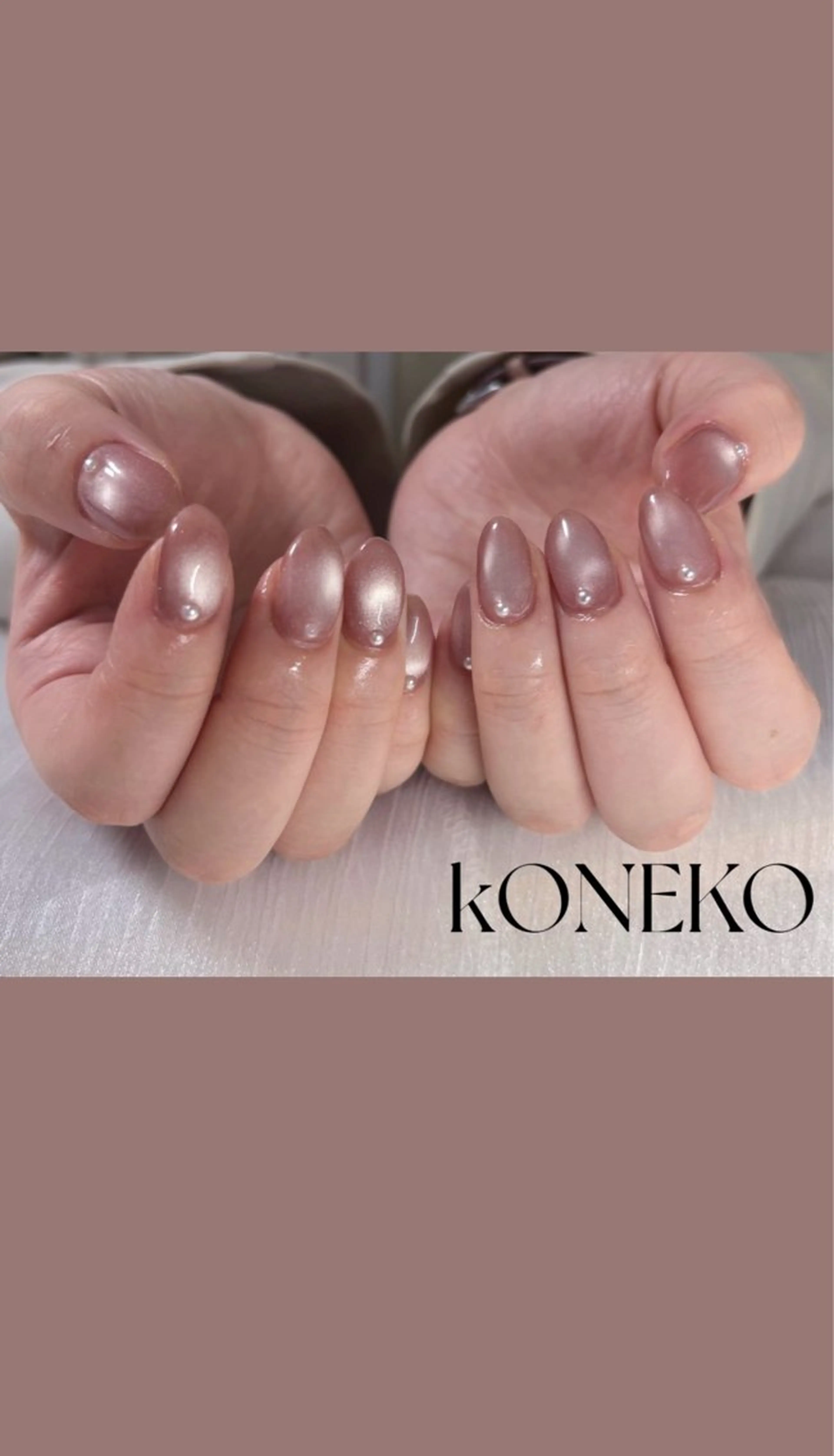 ネイル ハンドネイル コネコネイルサロン モデル用のネイルデザイン