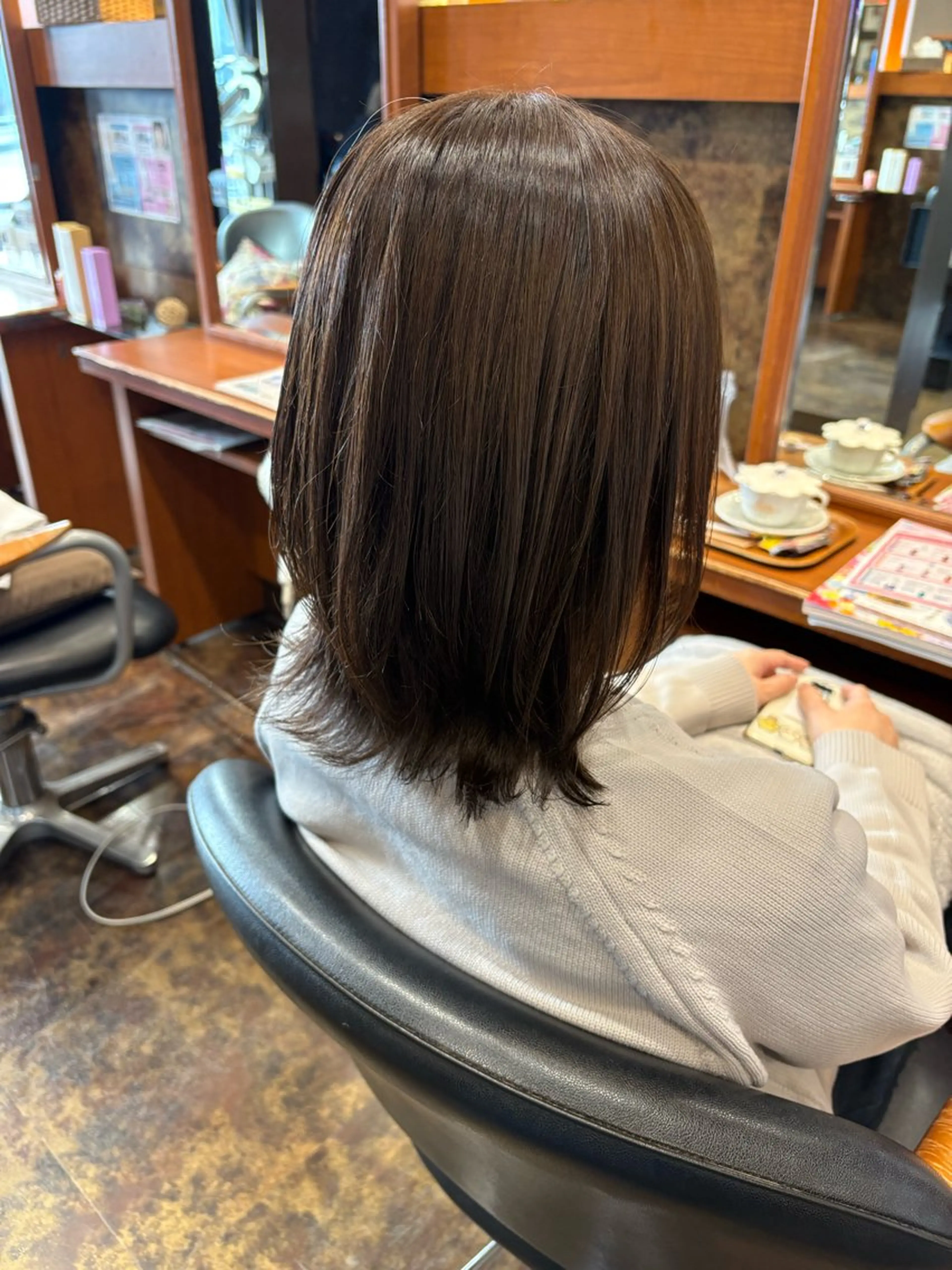 ミディアム カラー 相良 陽香🌻のヘアスタイル