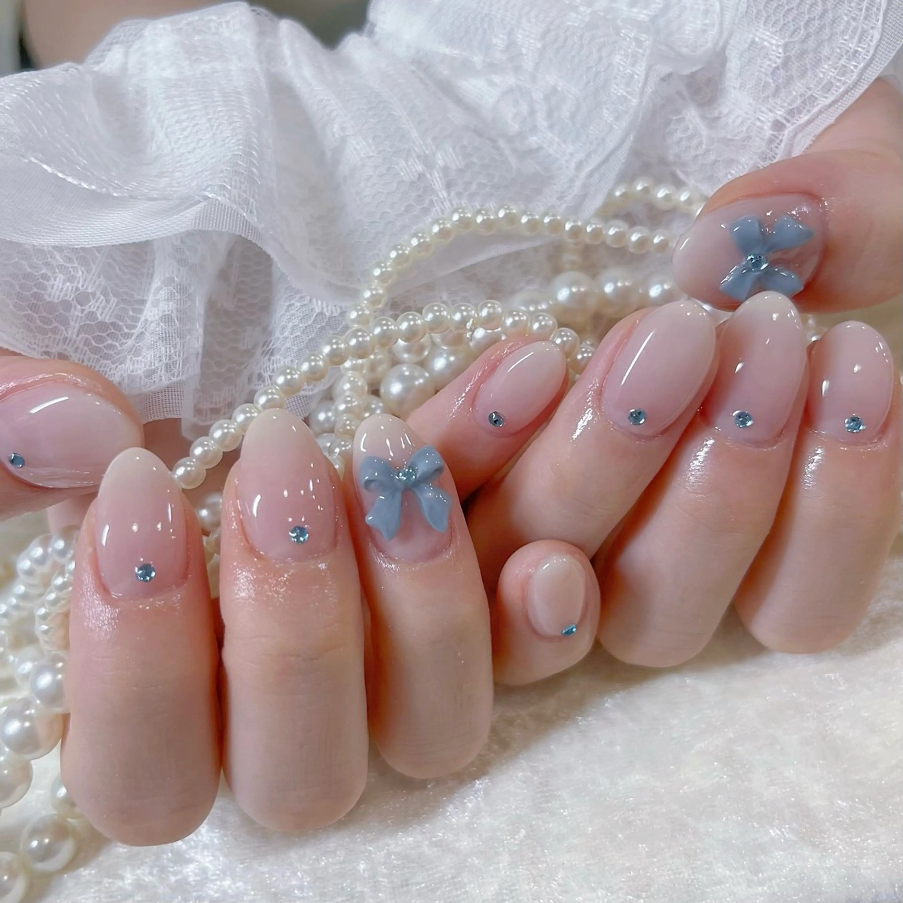 ネイル ハンドネイル Maya 🧊🫧‪のネイルデザイン