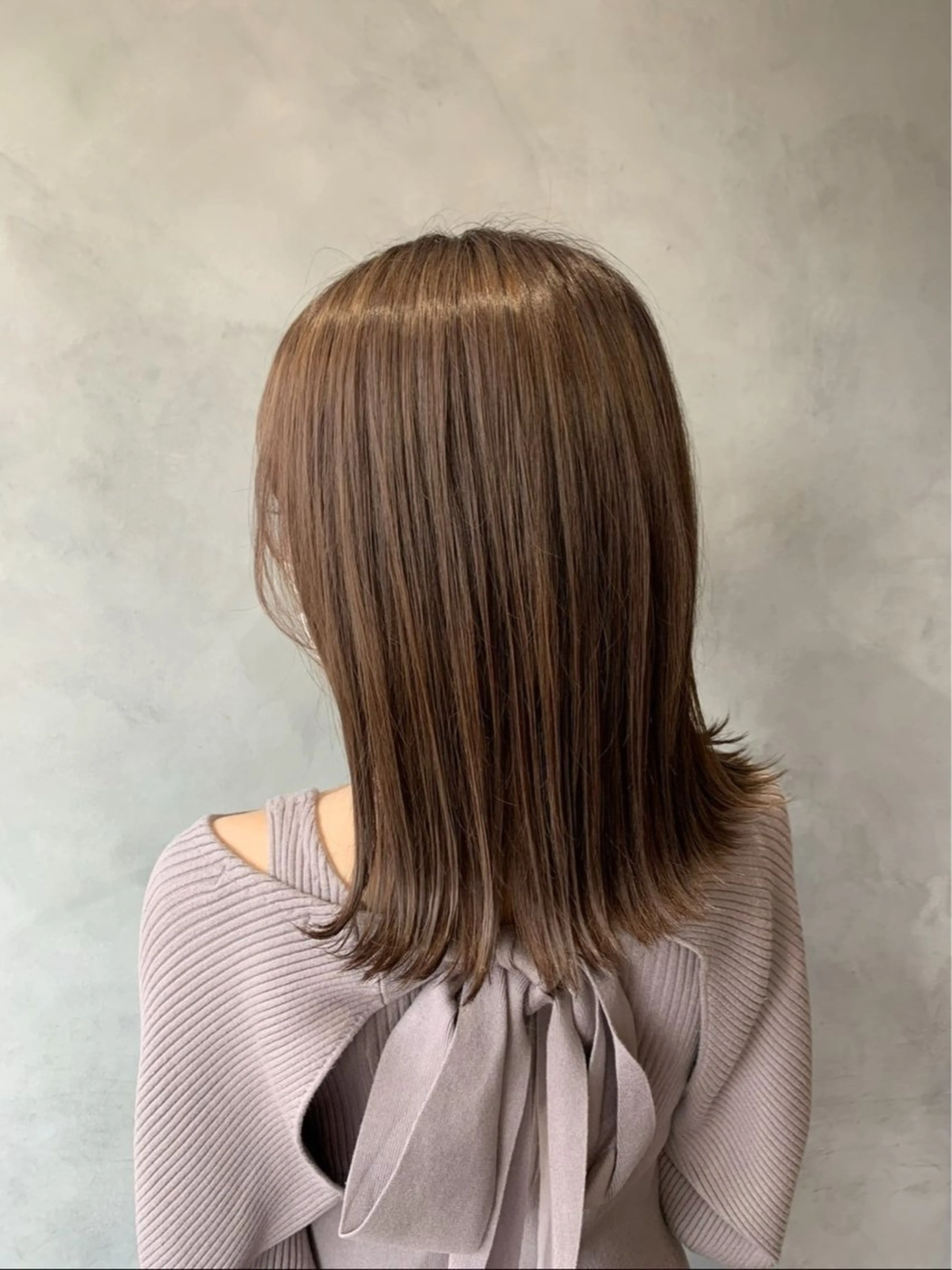 カラー ブラウンカラー ヘアカラー grace by afloat梅田店所属・あかね 丸のヘアスタイル