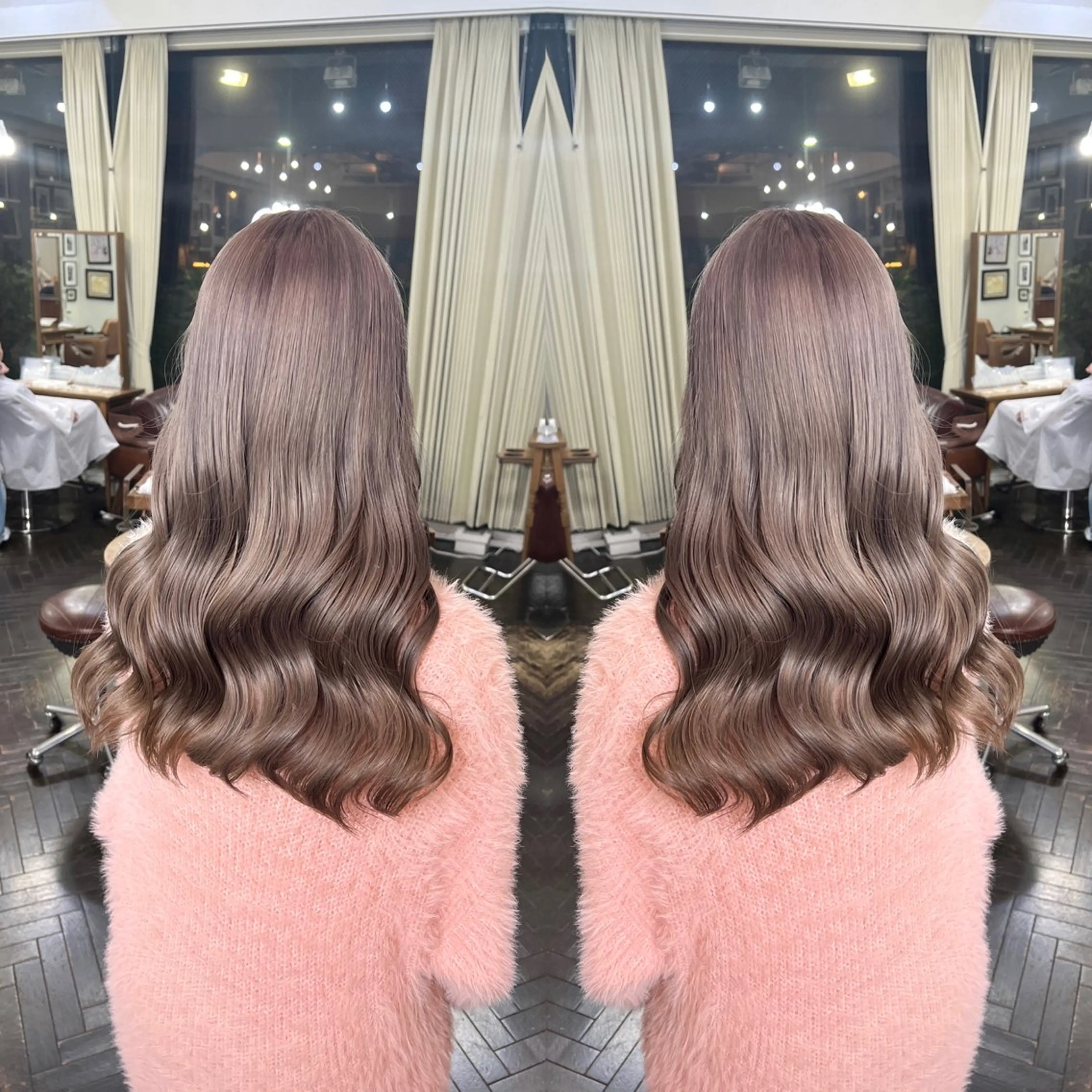 ロング カラー ヘアカラー トリートメント レイヤー/ボブ/ ミニボブ/AOIのヘアスタイル