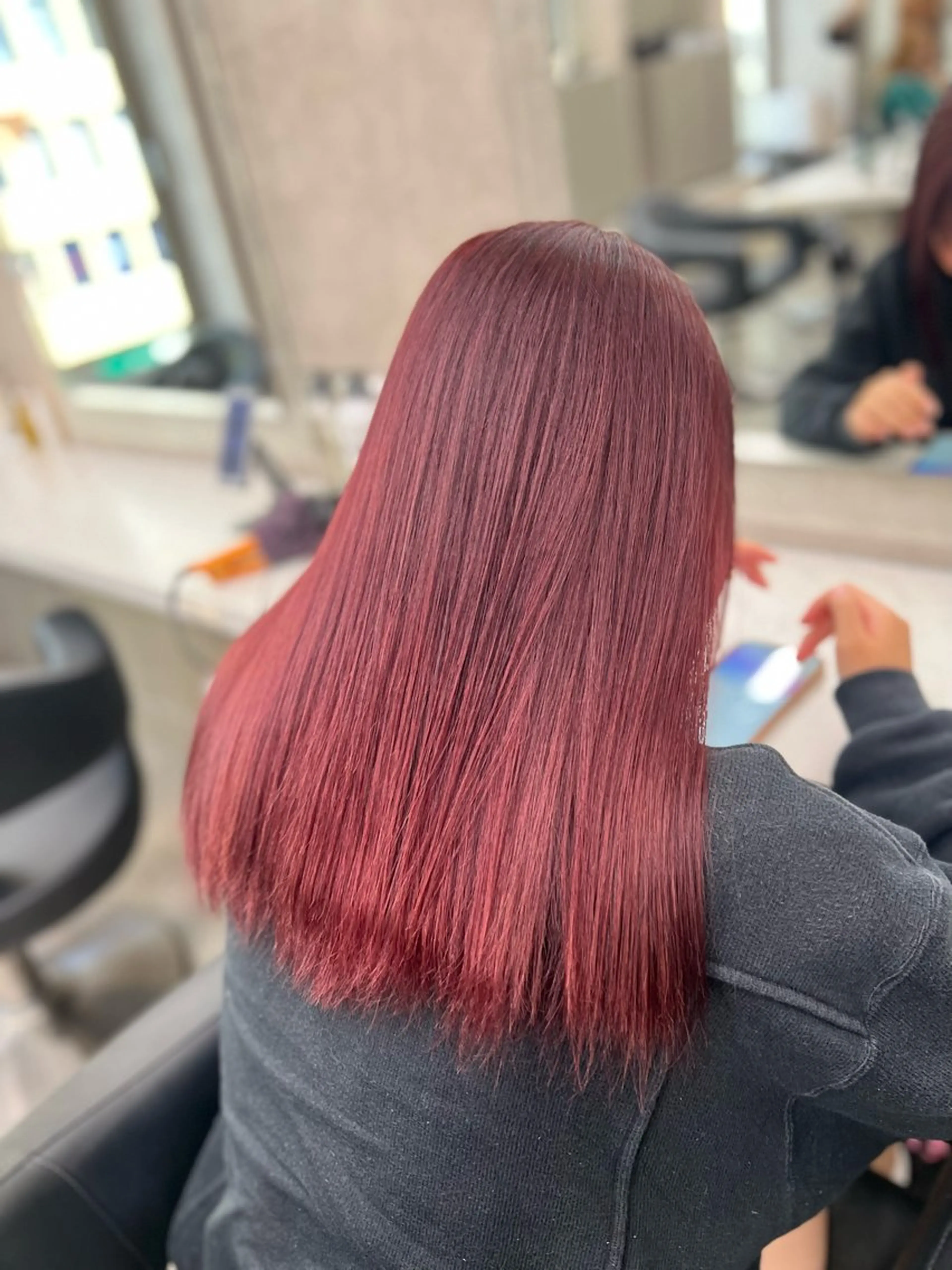 ロング カラー ヘアカラー 韓国レイヤーカット /REIのヘアスタイル