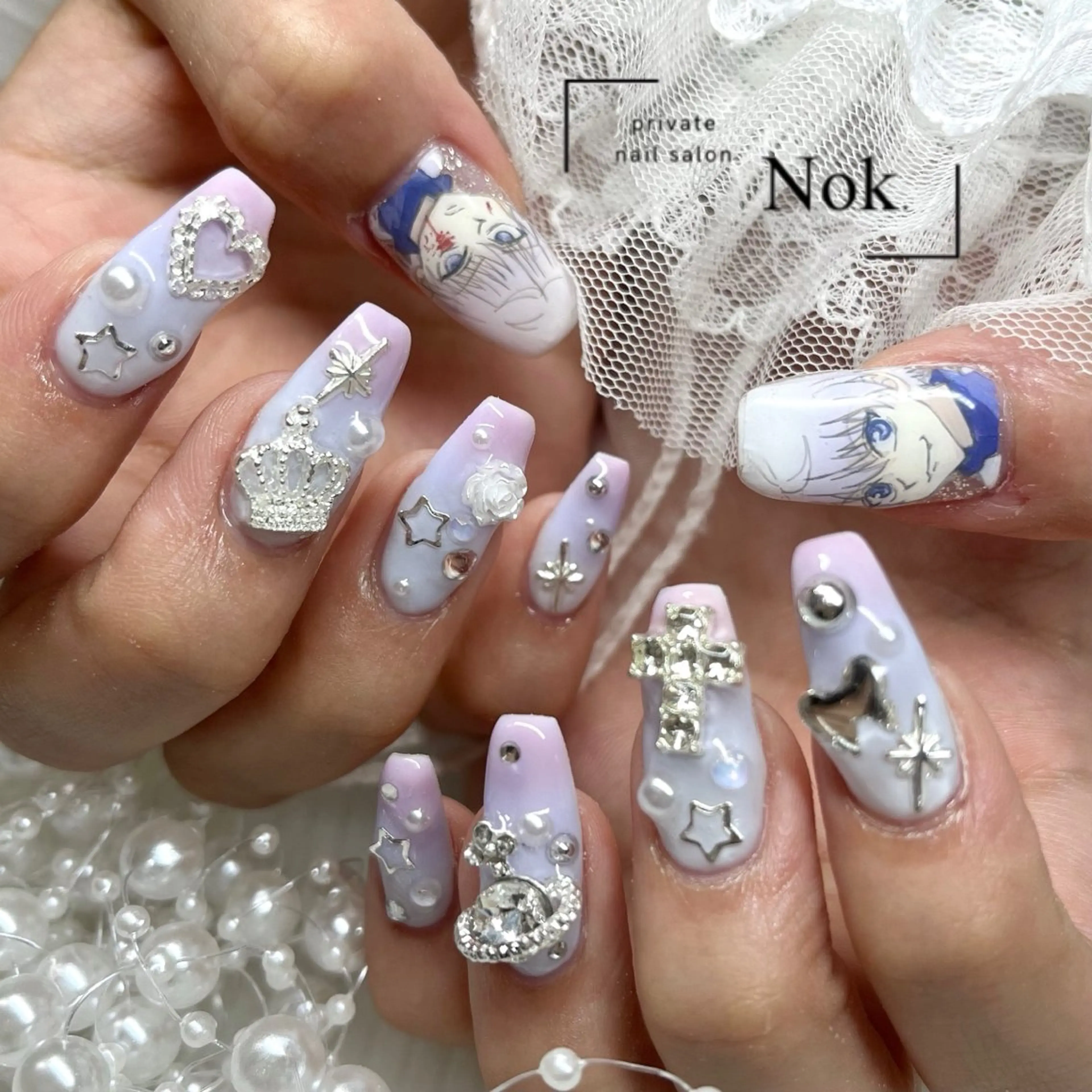 ネイル ハンドネイル 池袋痛ネイル Nok. 渡辺のネイルデザイン