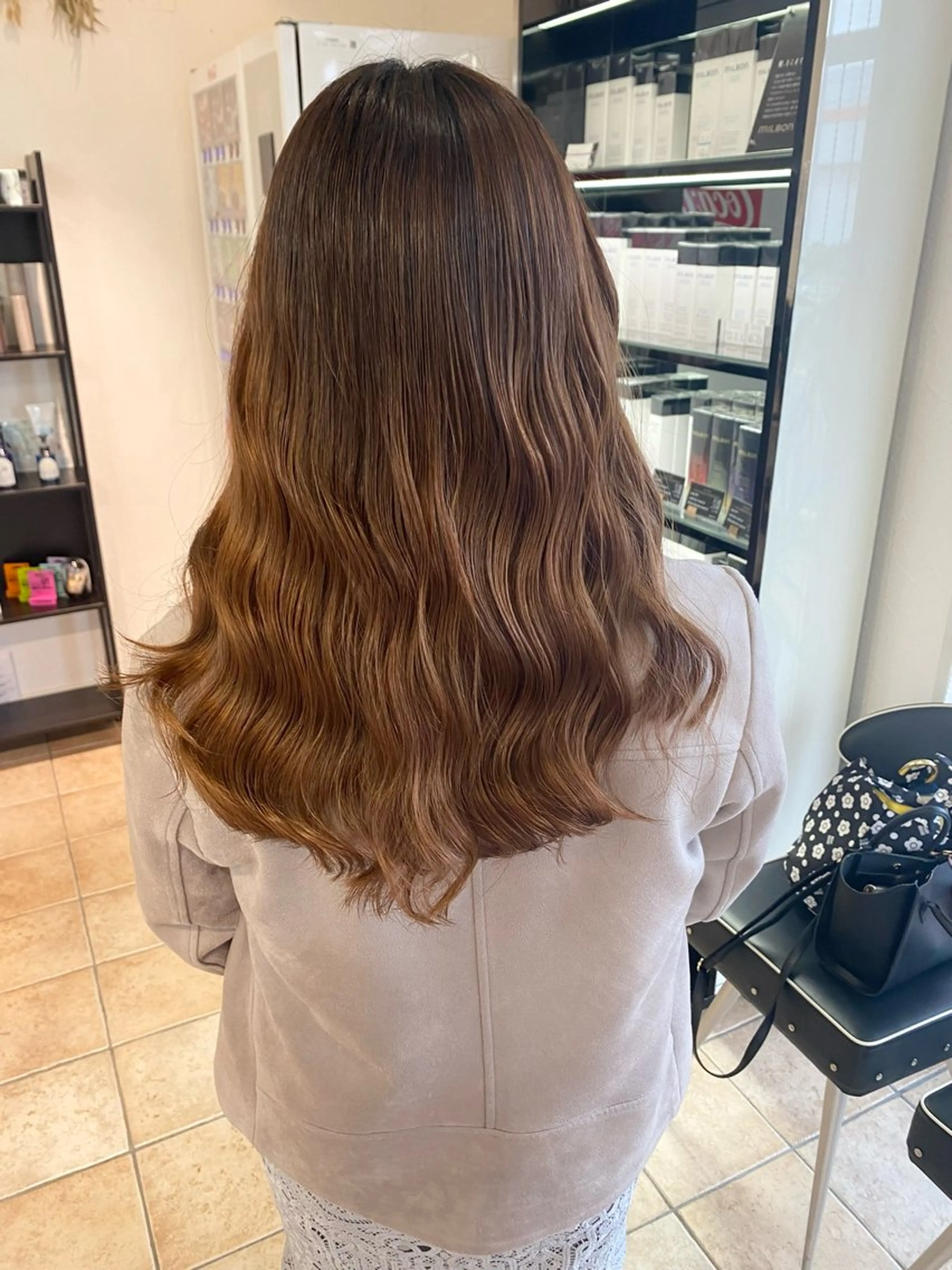 ロング カット ヘアカラー トリートメント 🇰🇷韓国風顔周り NANAMI🇰🇷のヘアスタイル