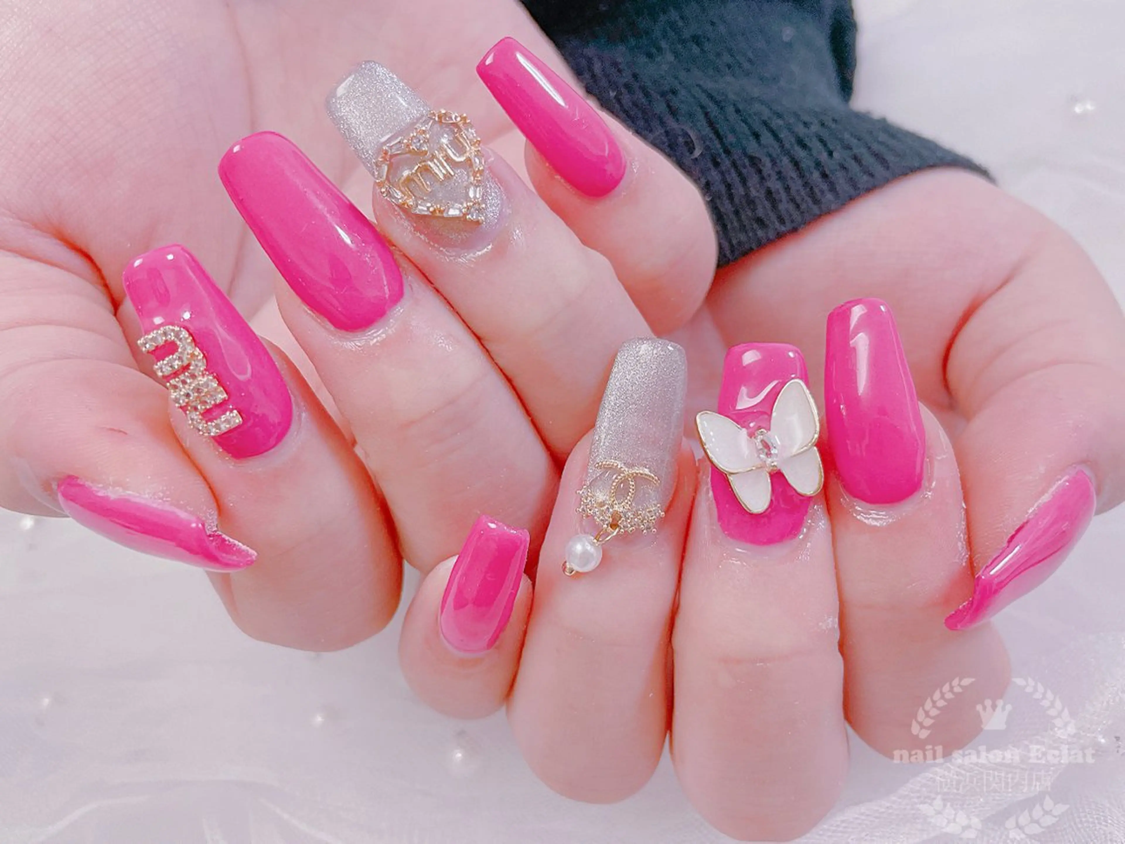 ネイル ハンドネイル ネイルサロンエクラ 🫧Shizukaのネイルデザイン