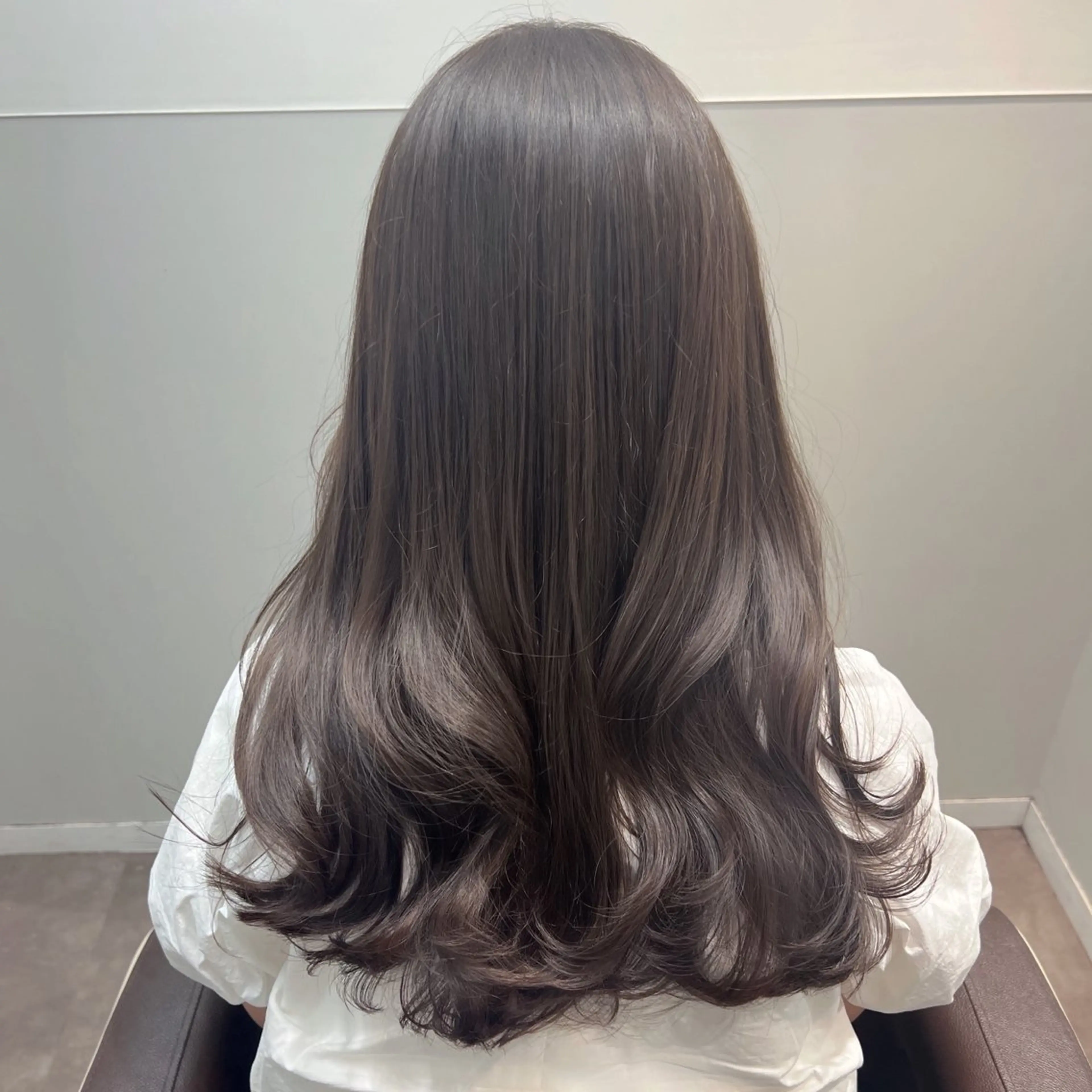ロング カット ヘアカラー トリートメント 韓国モテhair🍑 momoのヘアスタイル