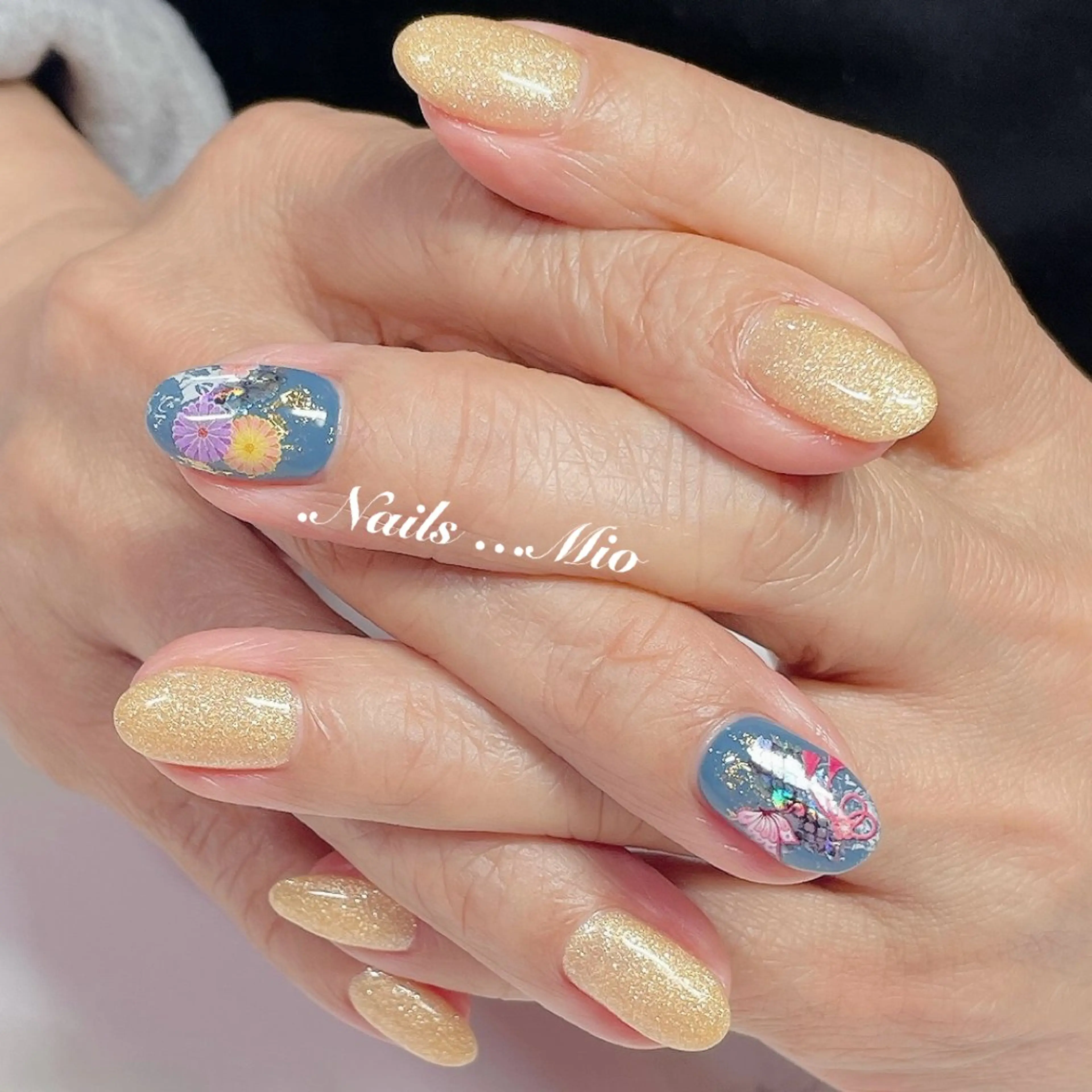 ネイル アートネイル ジェルネイル ワンカラーネイル .Nails Mio 赤羽西ネイルサロンのネイルデザイン