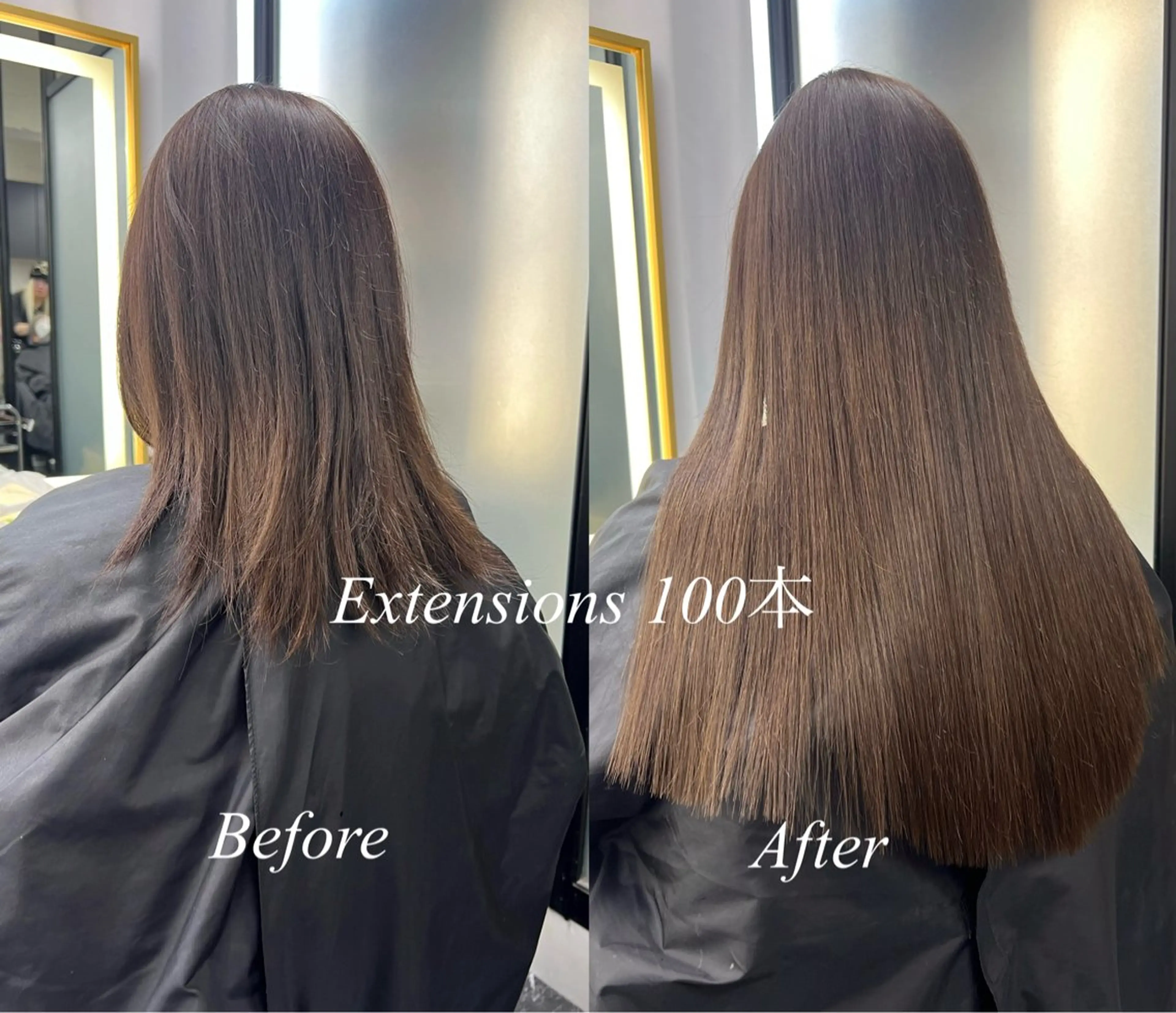 ロング カラー シールエクステ ハイトーンカラー エクステ エクステ シールエクステ特化 ハイトーン、NANAのヘアスタイル