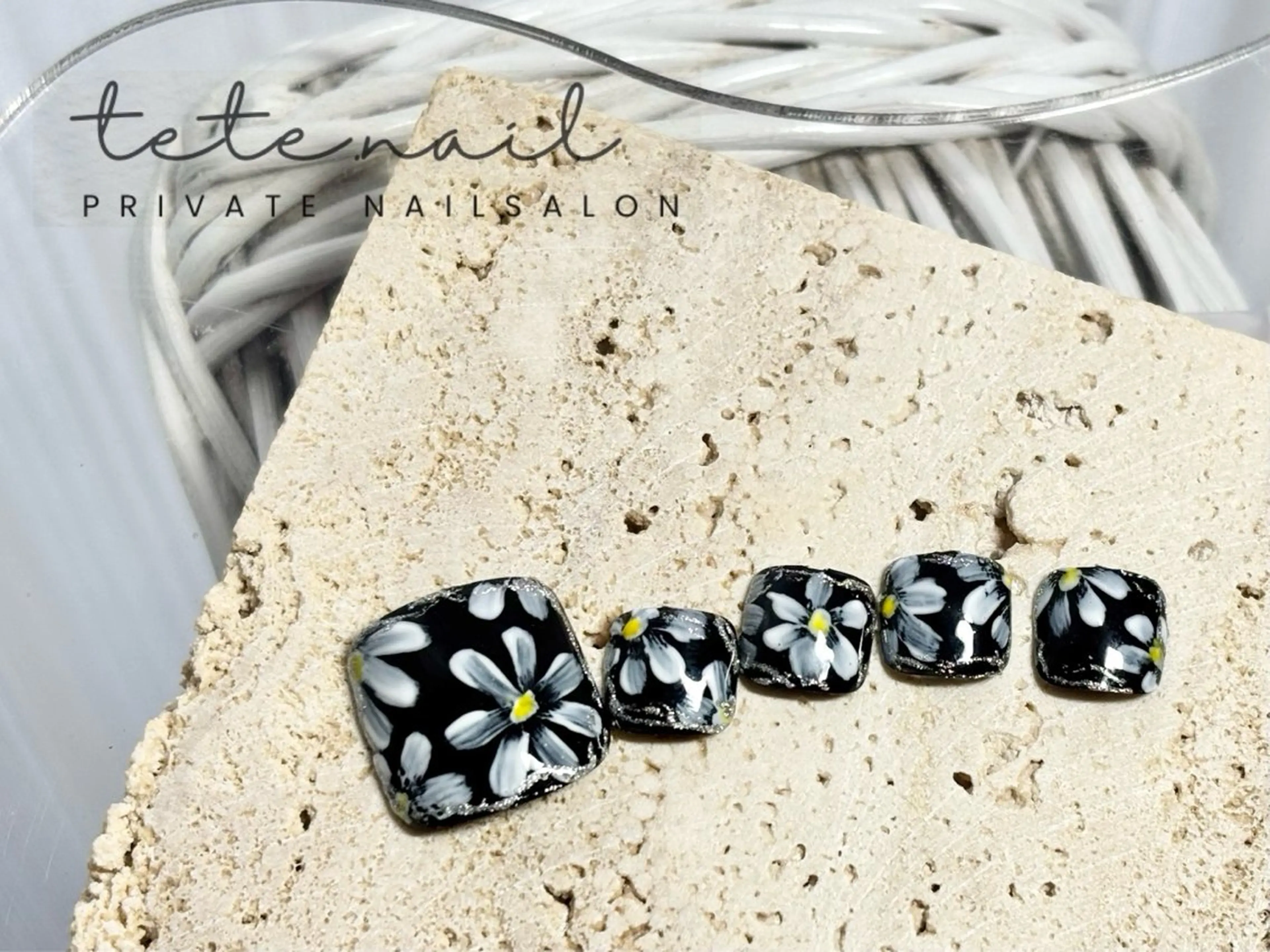 ネイル フットネイル tete. nailのネイルデザイン