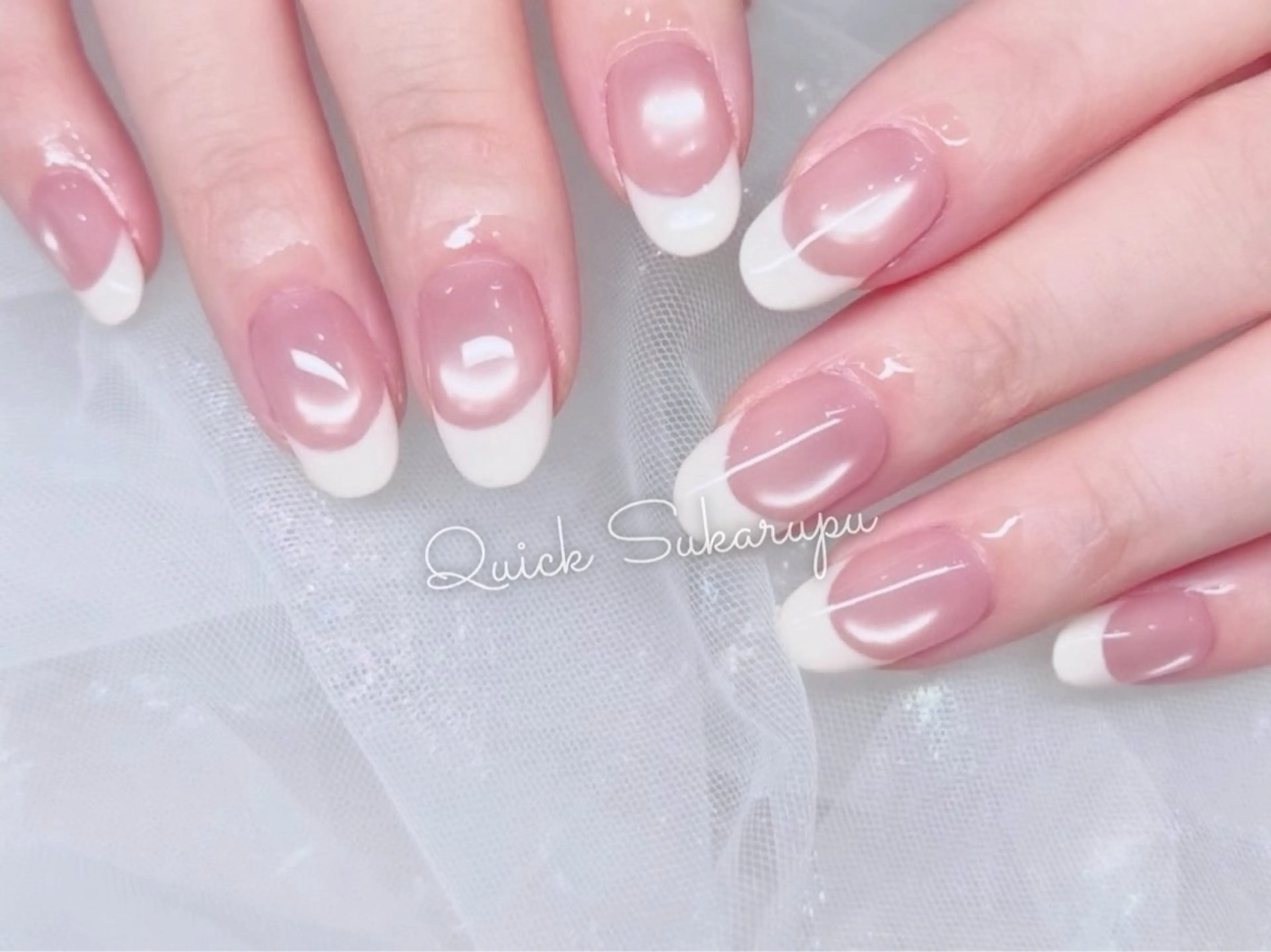 ミディアム ハンドネイル Quick Sukarupu 高田馬場店所属・Quick Sukarupuのネイルデザイン