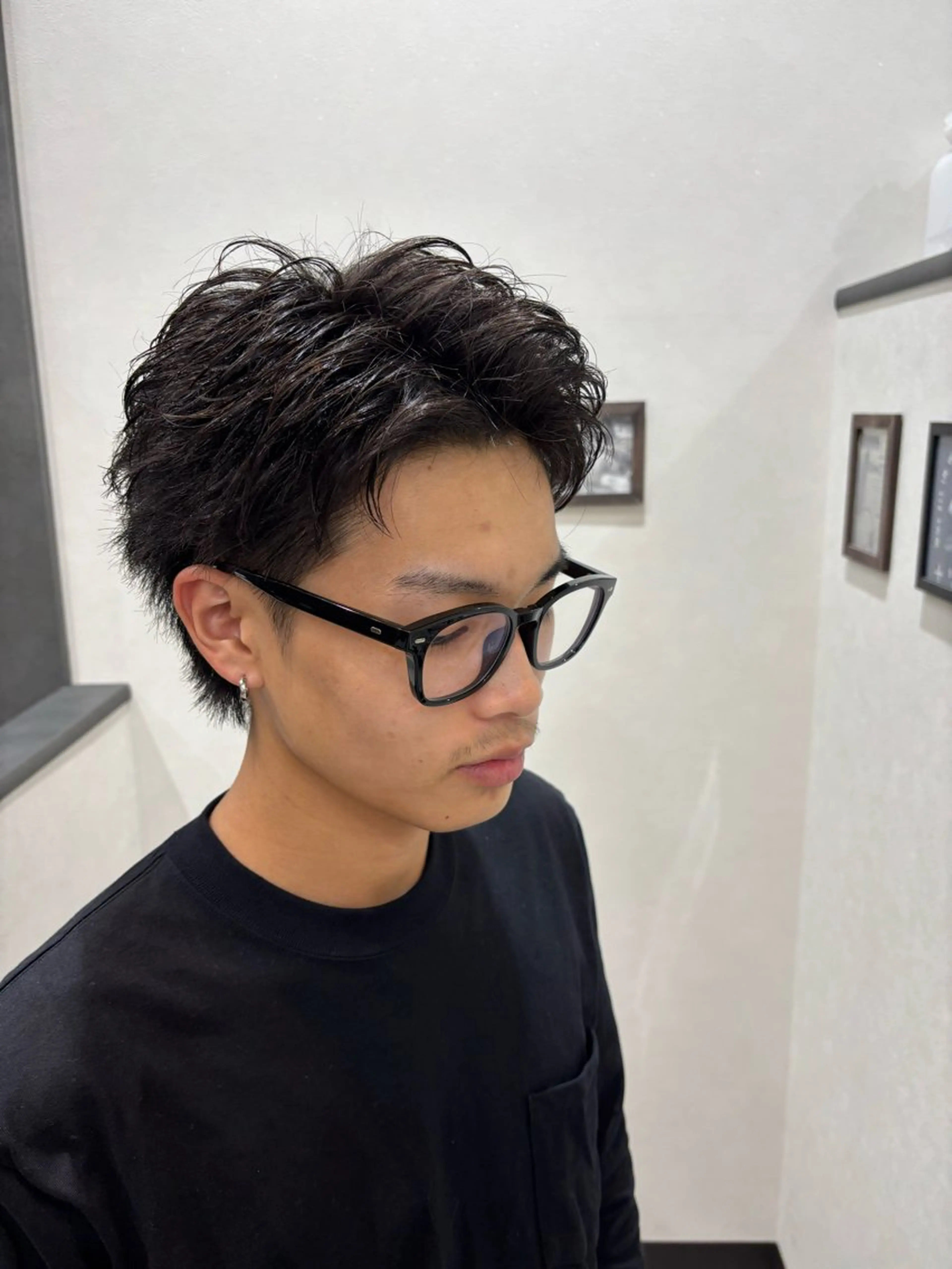 ✨𝓜𝓮𝓷𝓼✨今流行りの𝑺𝑻𝒀𝑳𝑬‼️カット+パーマの写真