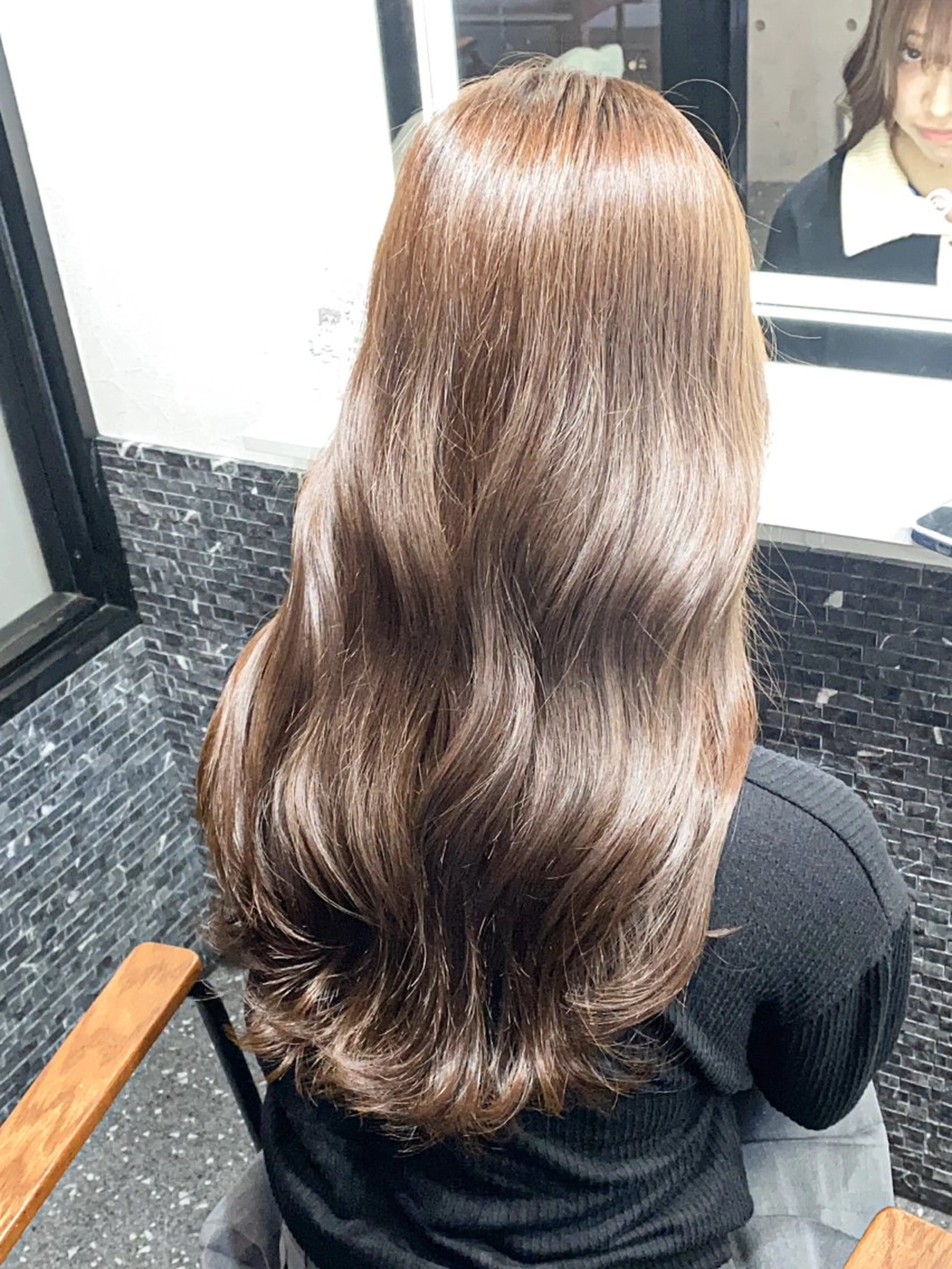 ロング カラー パーマ/ダブルカラー ブリーチ⭐️海斗のヘアスタイル