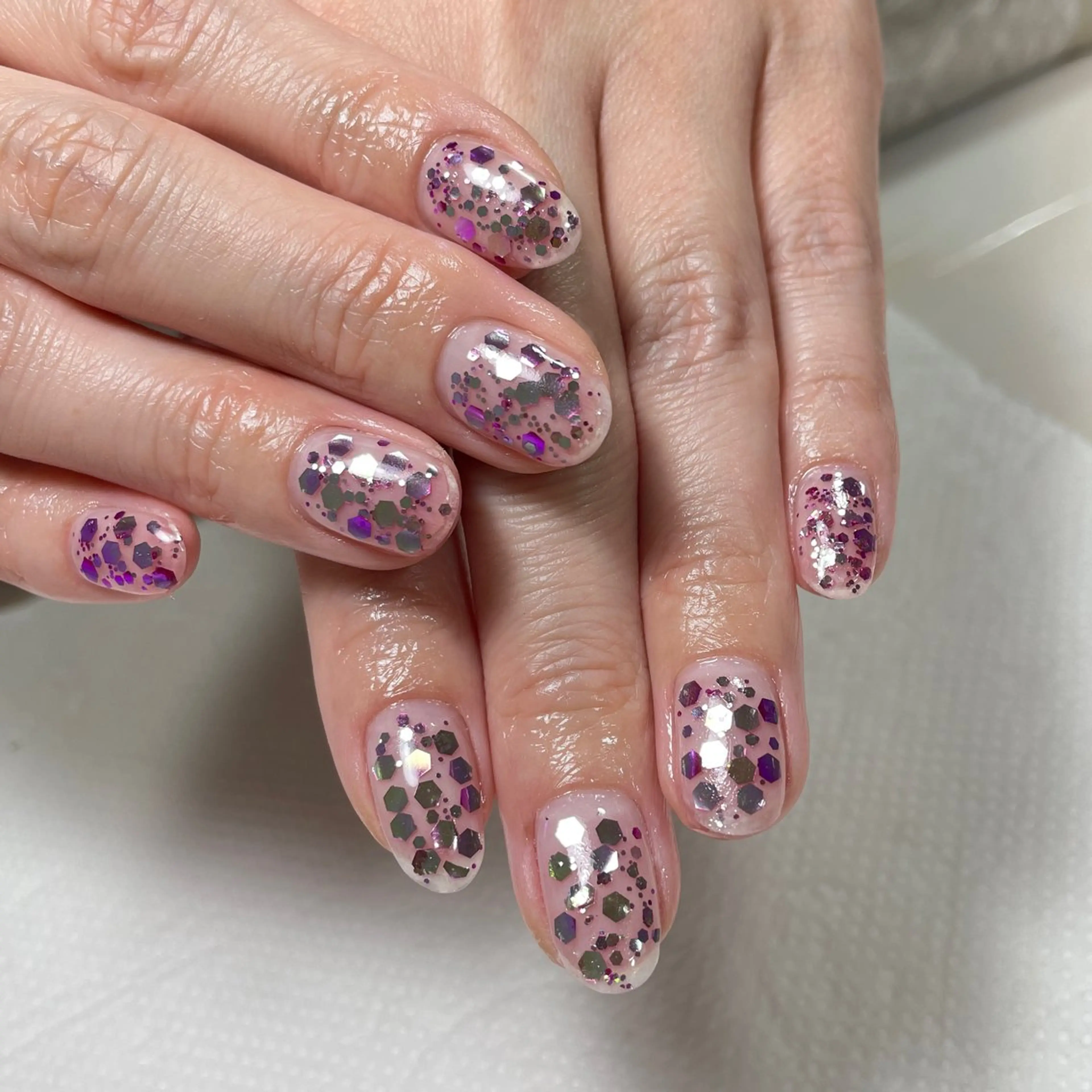 ネイル アートネイル フレンチネイル ジェルネイル グラデーション 韓国ネイル ハンドネイル 久保田 マリコのネイルデザイン