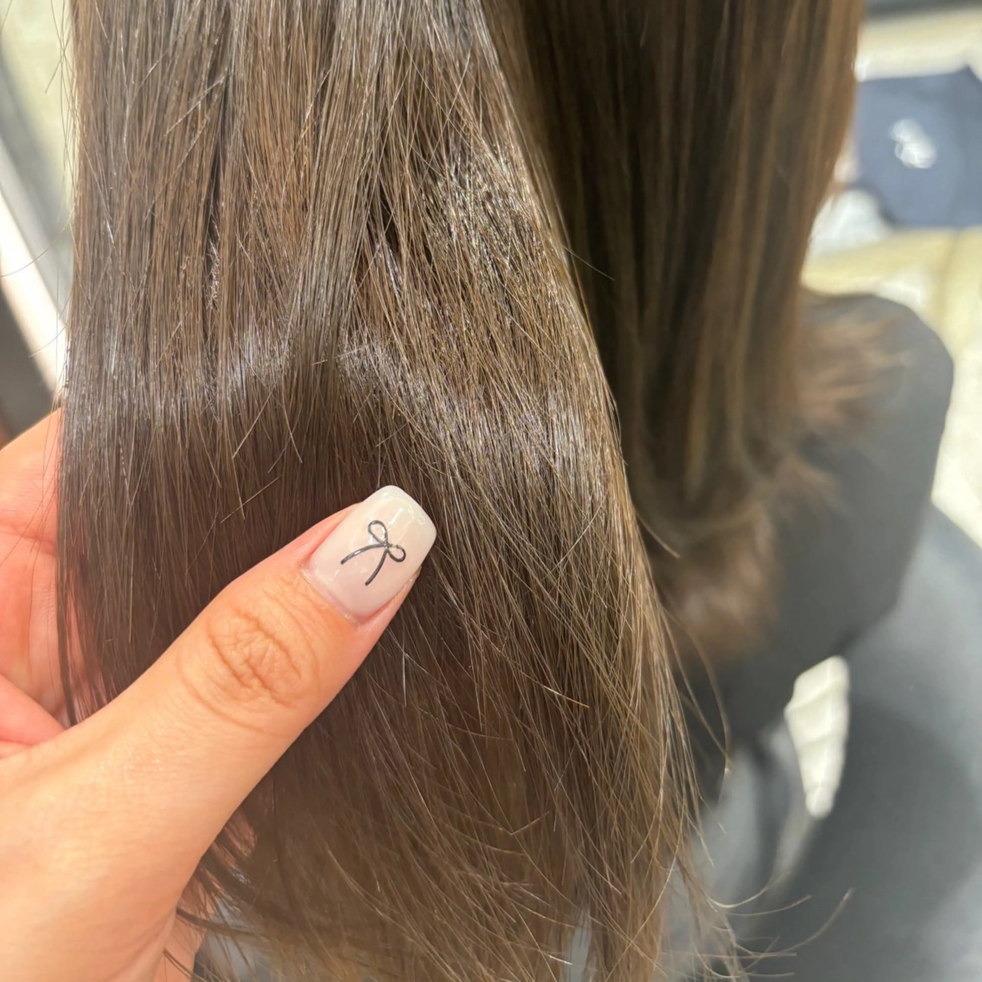 ミディアム カラー 透明感カラー オリーブカラー ヘアカラー 🌸韓国風パーマ /銀座🌸いでいあやのヘアスタイル