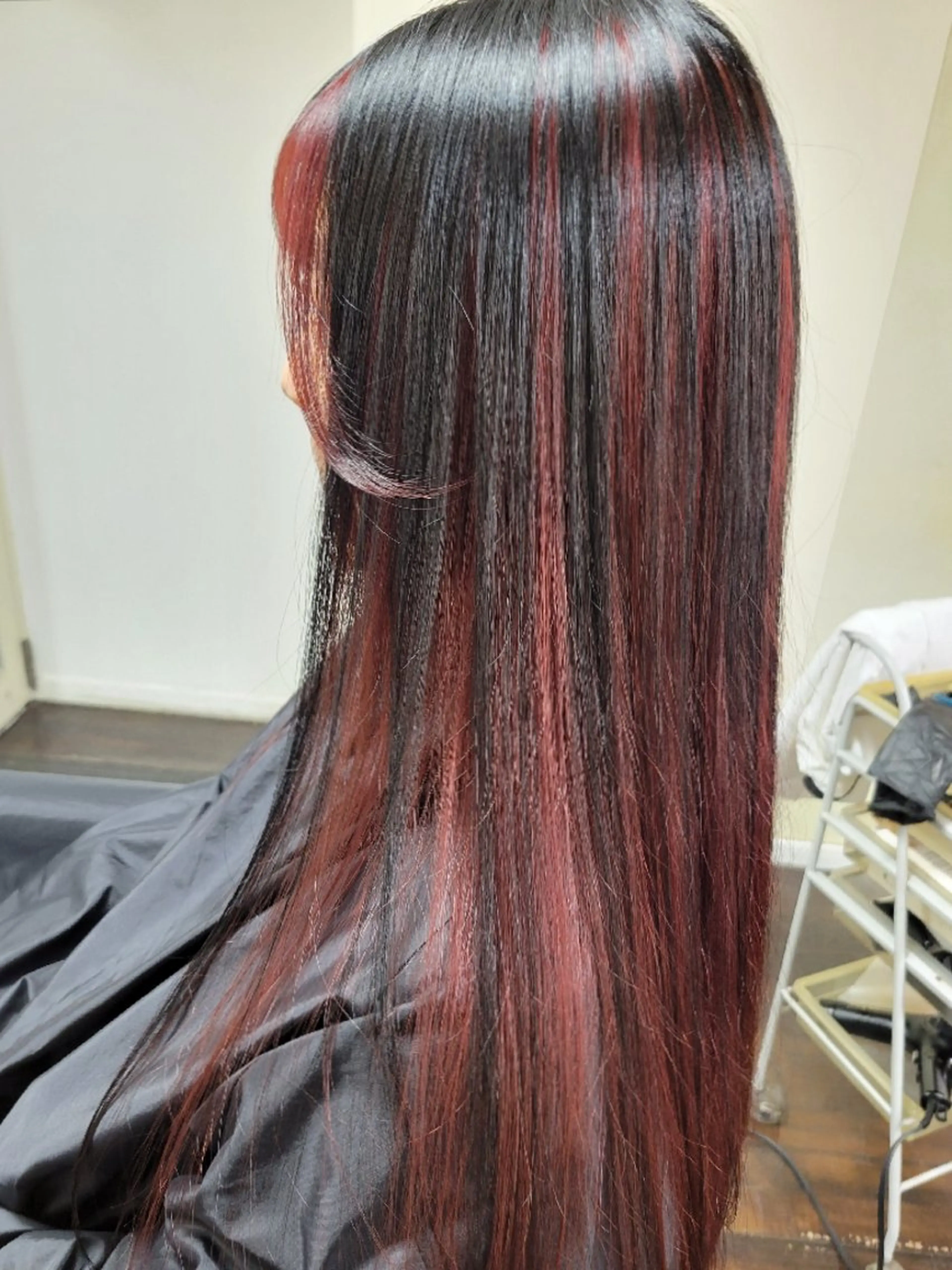 ロング ヘアカラー 遠藤 史秋のヘアスタイル