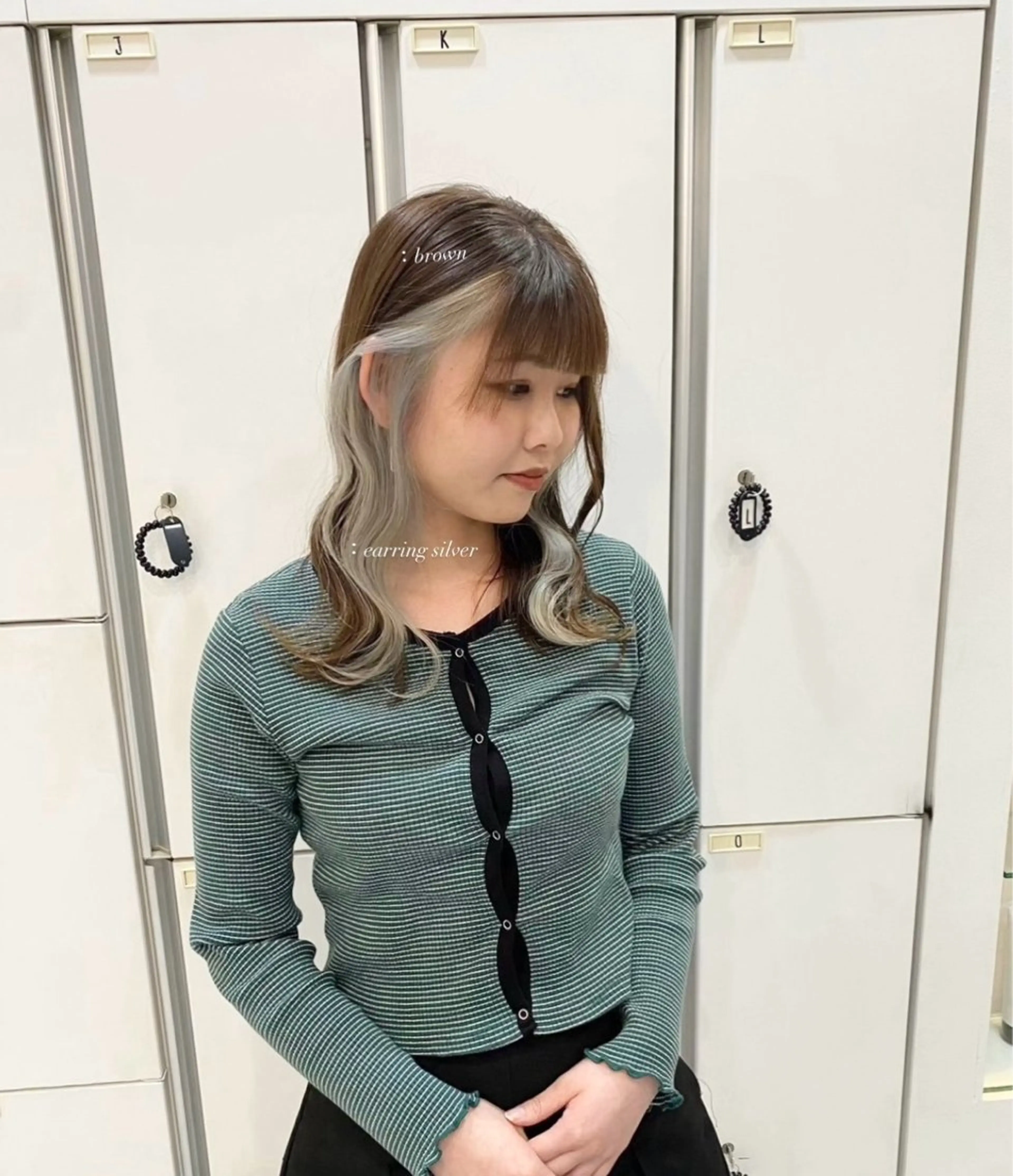 ミディアム カラー nanaka :のヘアスタイル