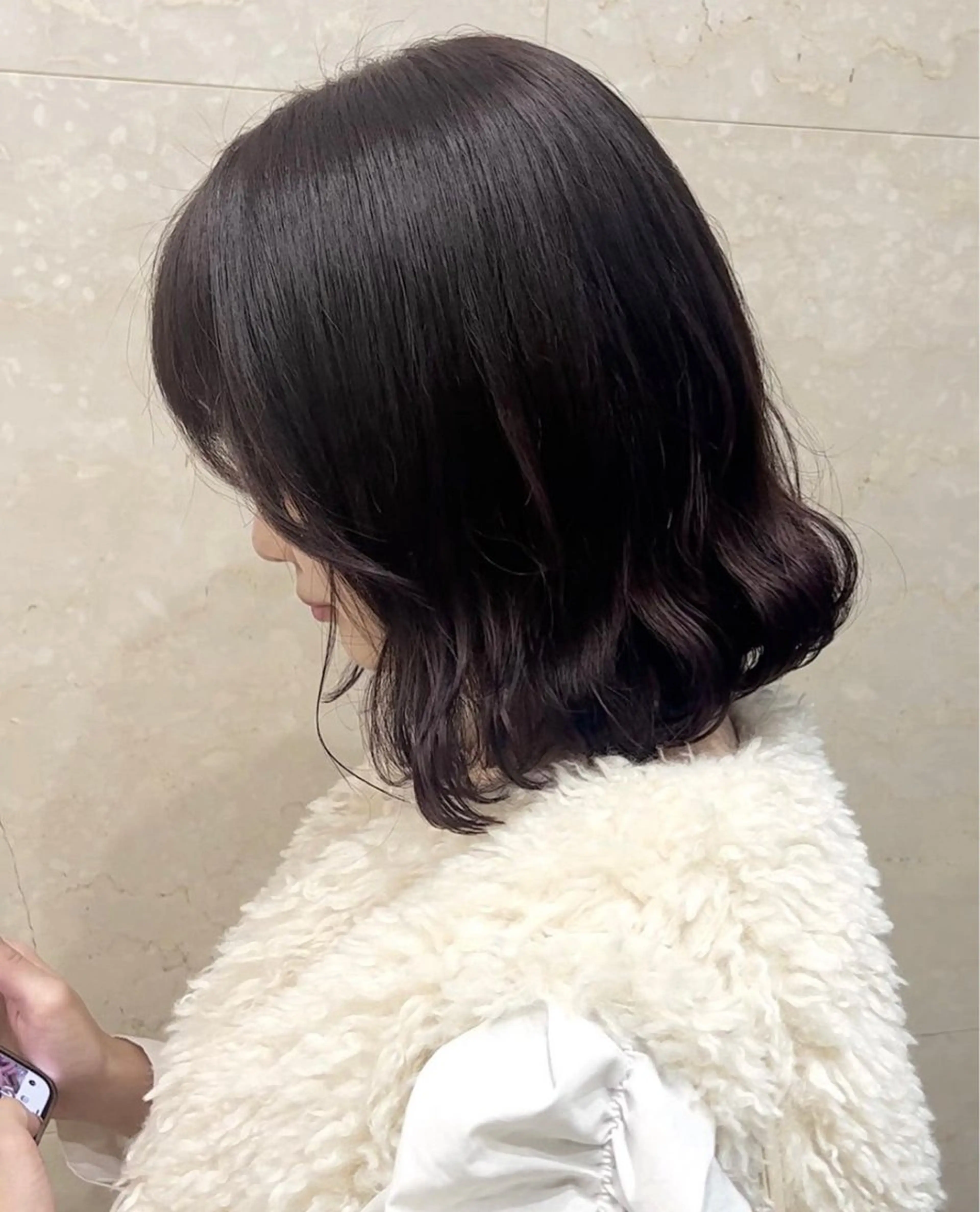ミディアム Ami♡表参道 ピンク/ラベンダーのヘアスタイル