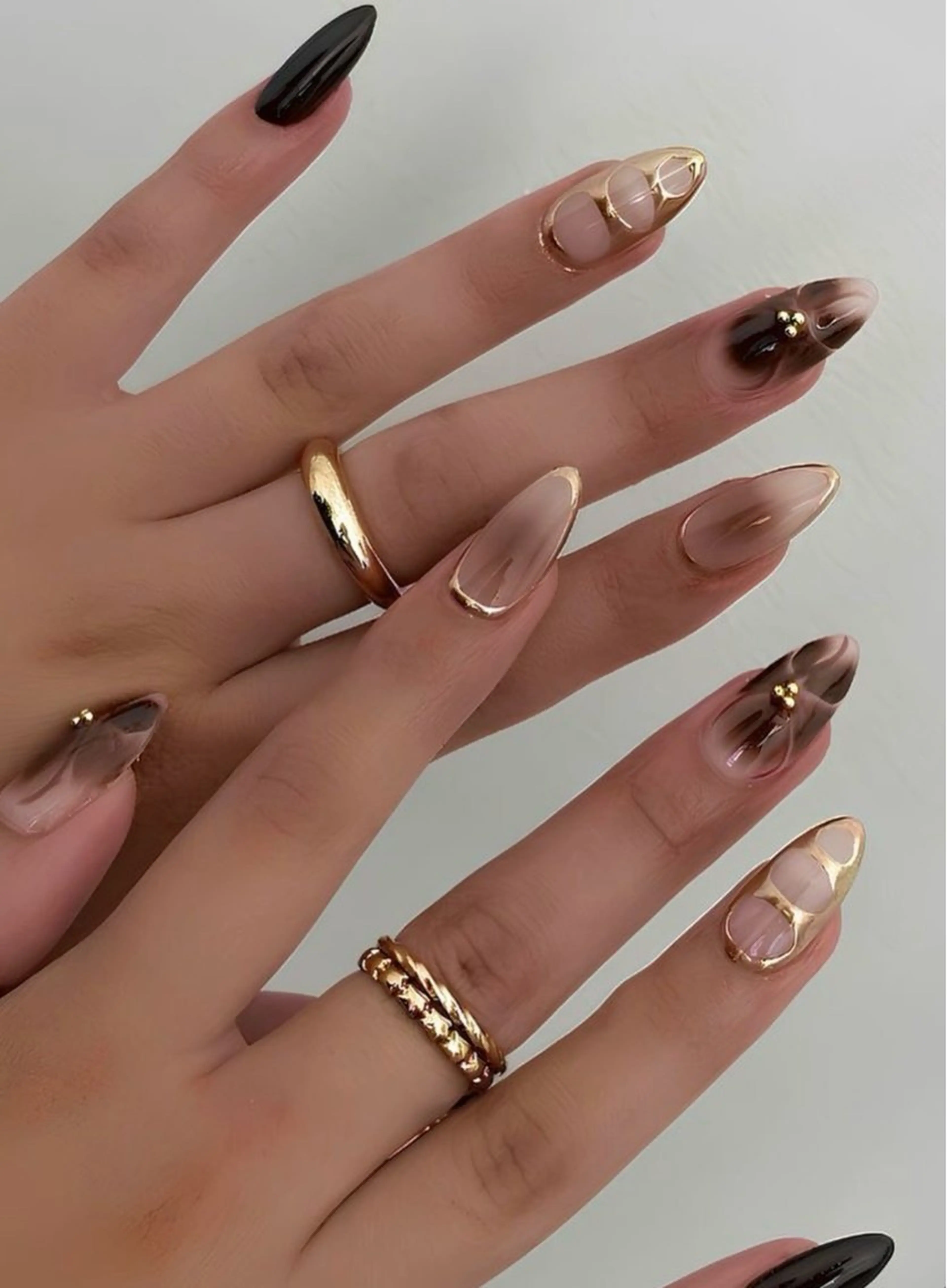 ネイル アートネイル 成人式 ジェルネイル ニュアンスネイル ネイルチップ Kora Nailのネイルデザイン