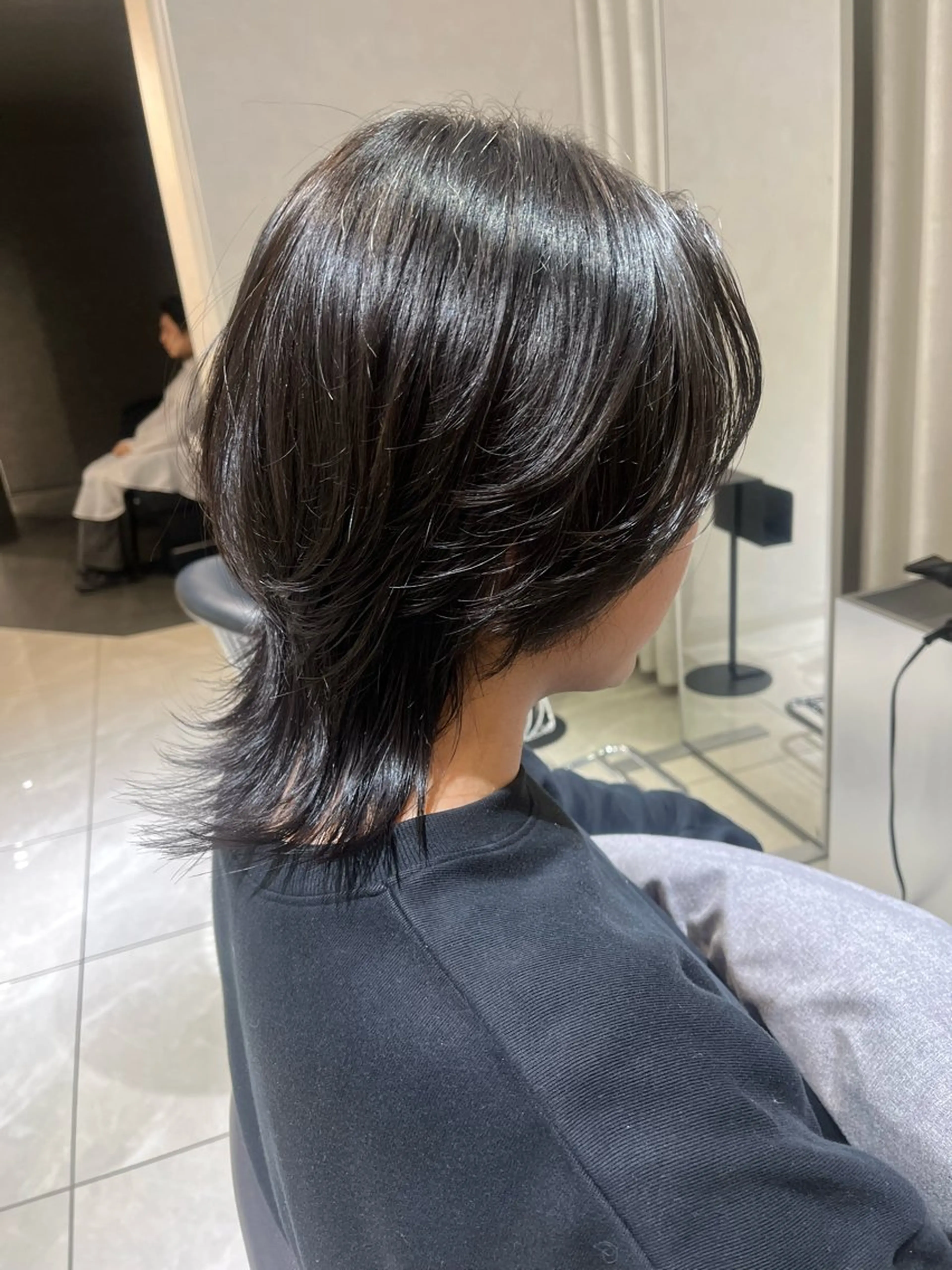 パーマ メンズ カット パーマ メンズセンターパート 🇰🇷wakanaのヘアスタイル