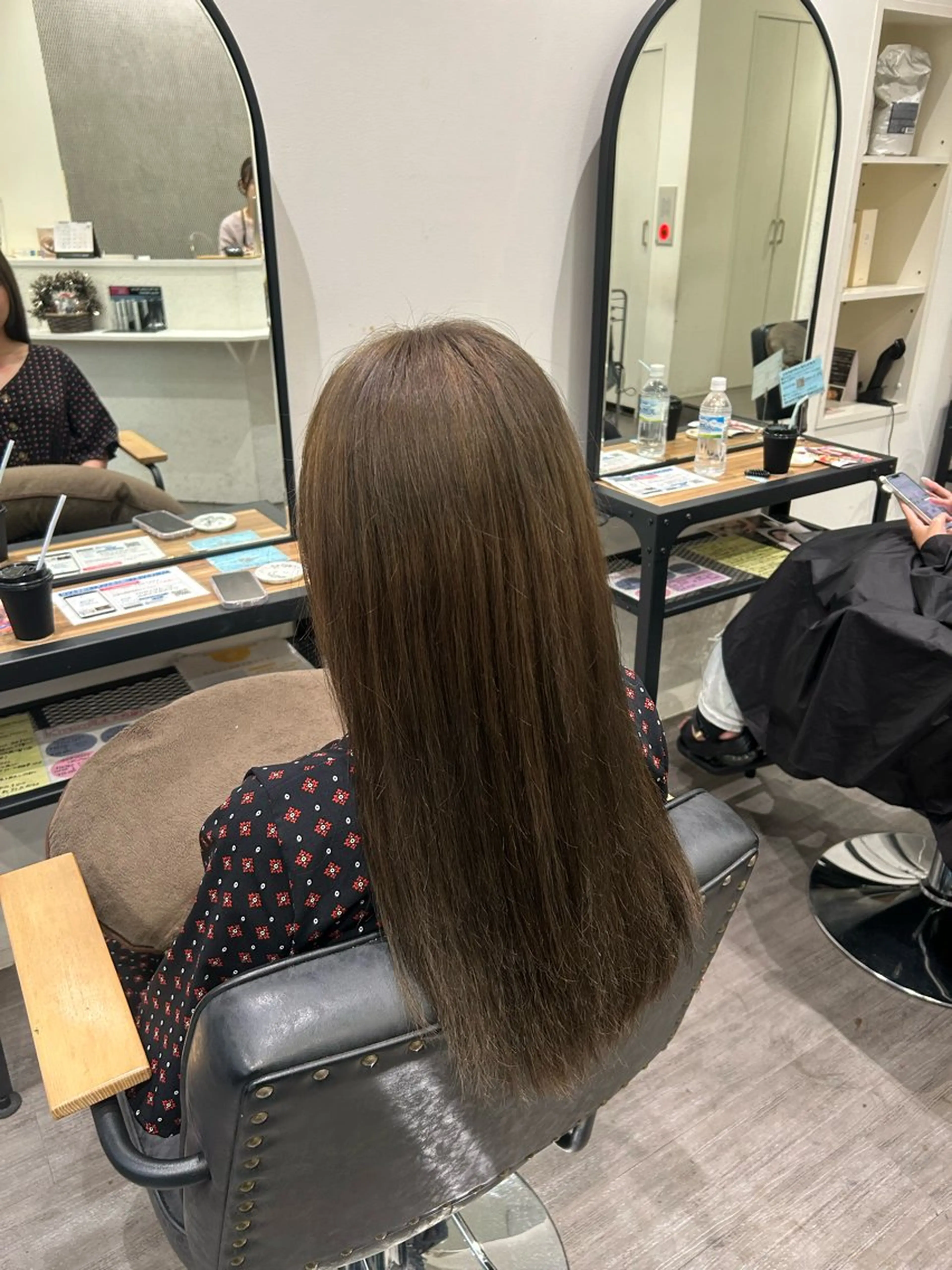 ロング カラー 透明感カラー グレージュ ヘアカラー トリートメント cocotte 💟草間紫音💟のヘアスタイル