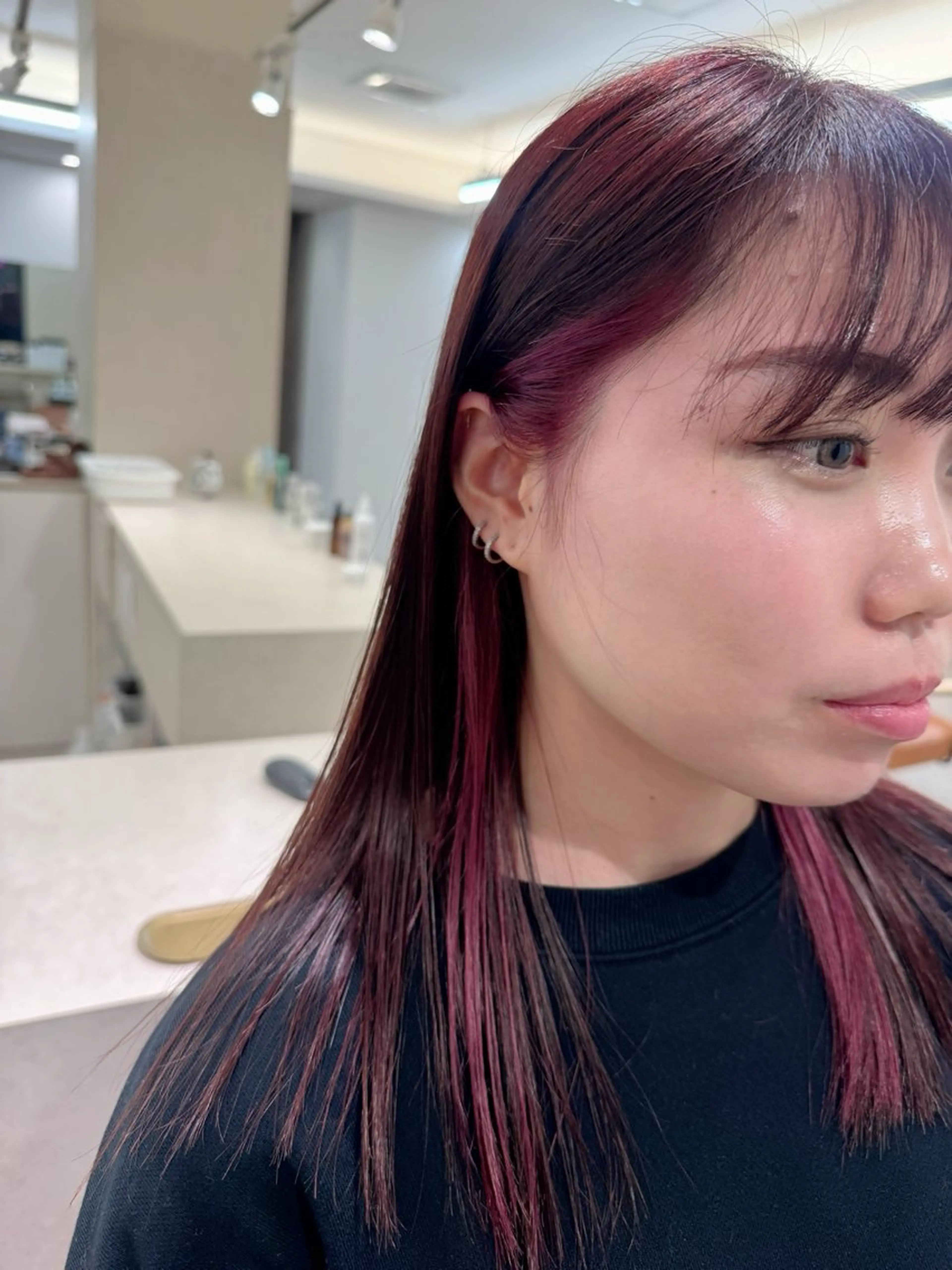 ミディアム カラー 無料ボブカットモデル 様募集中/あいらのヘアスタイル