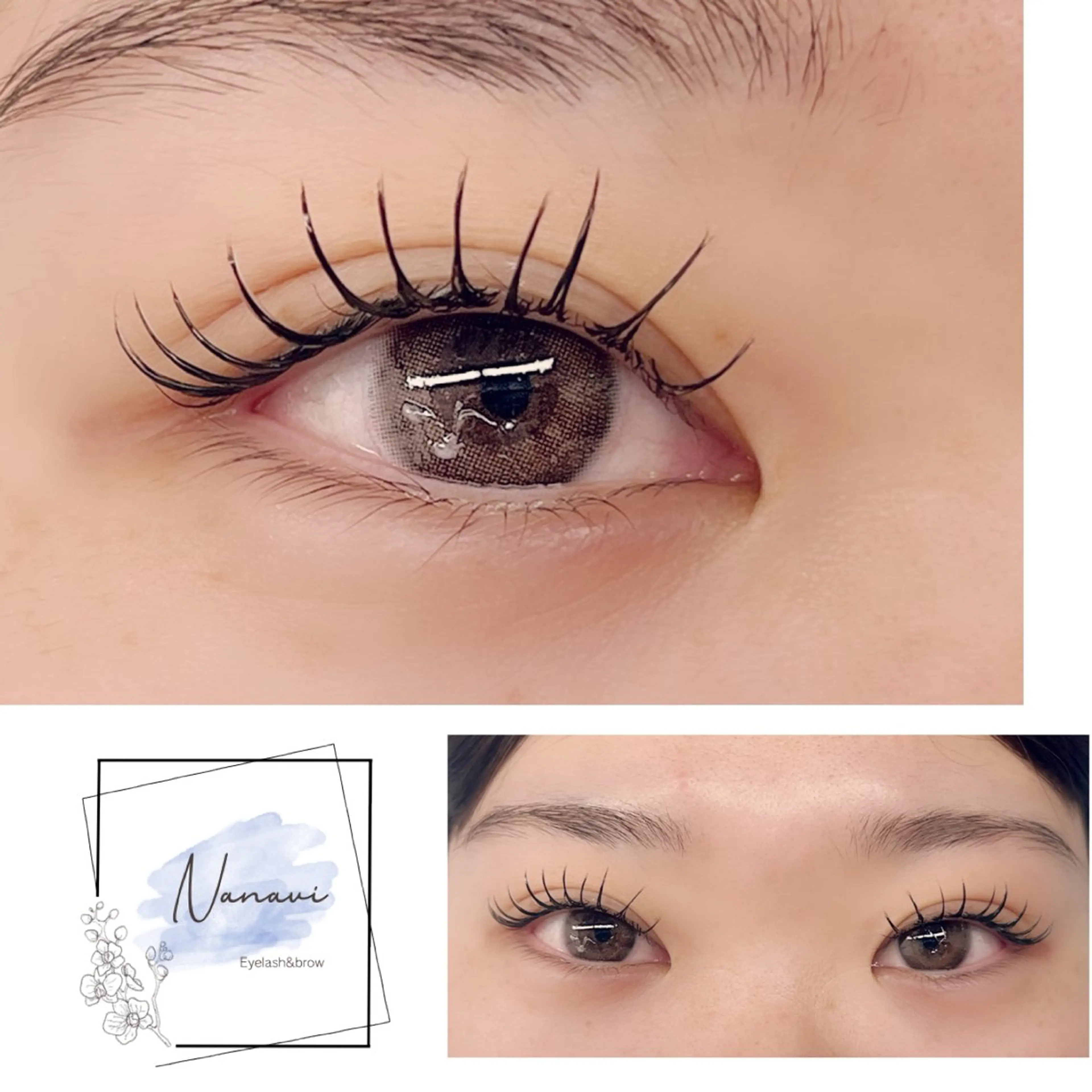 マツエク・マツパ マツエク Nanavi 鮎川のマツエク・マツパデザイン