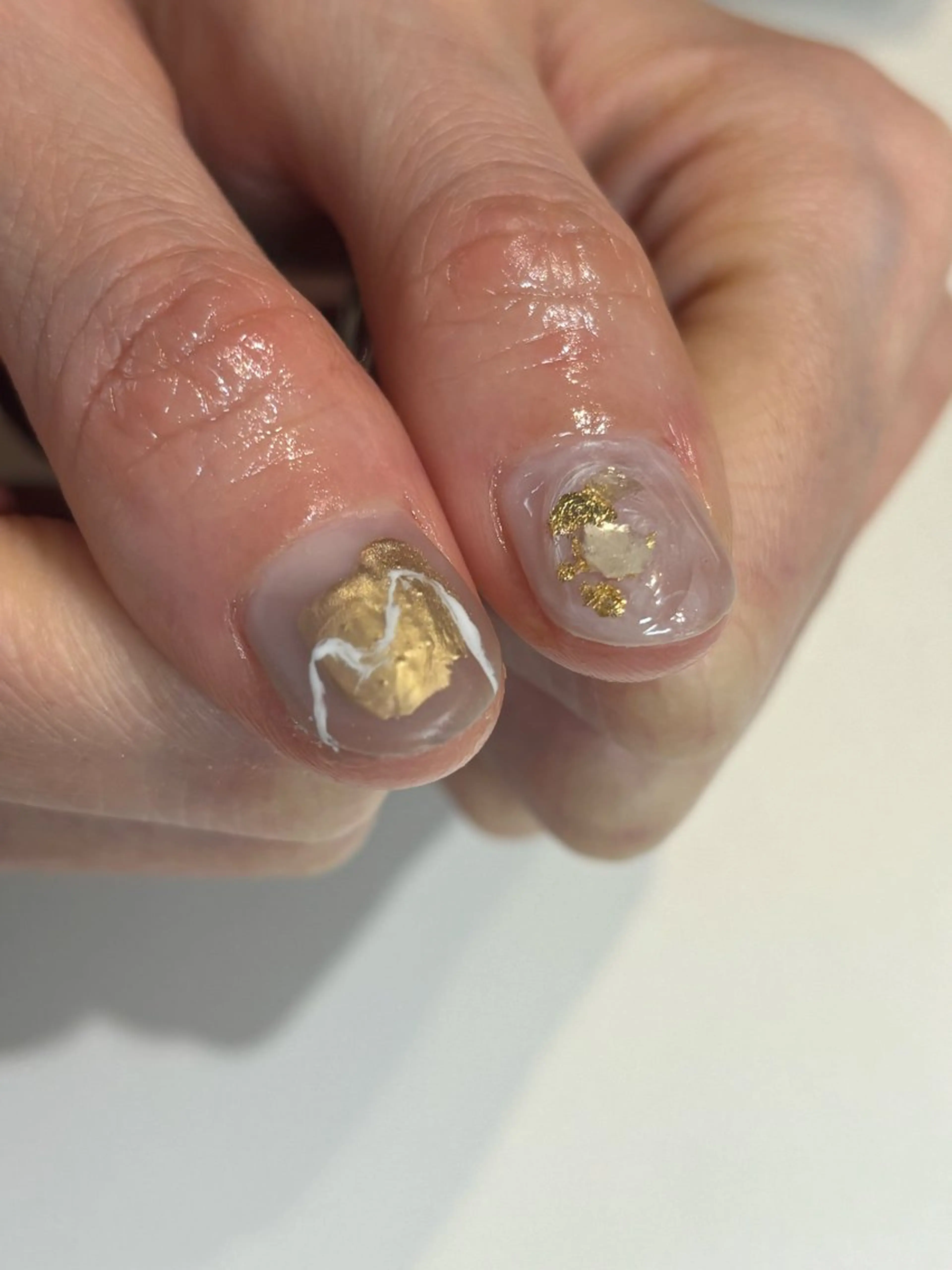 ネイル フットネイル フレンチネイル ジェルネイル グラデーション マグネットネイル ハンドネイル ヘアー.ネイル二刀流 misa🫧のヘアスタイル