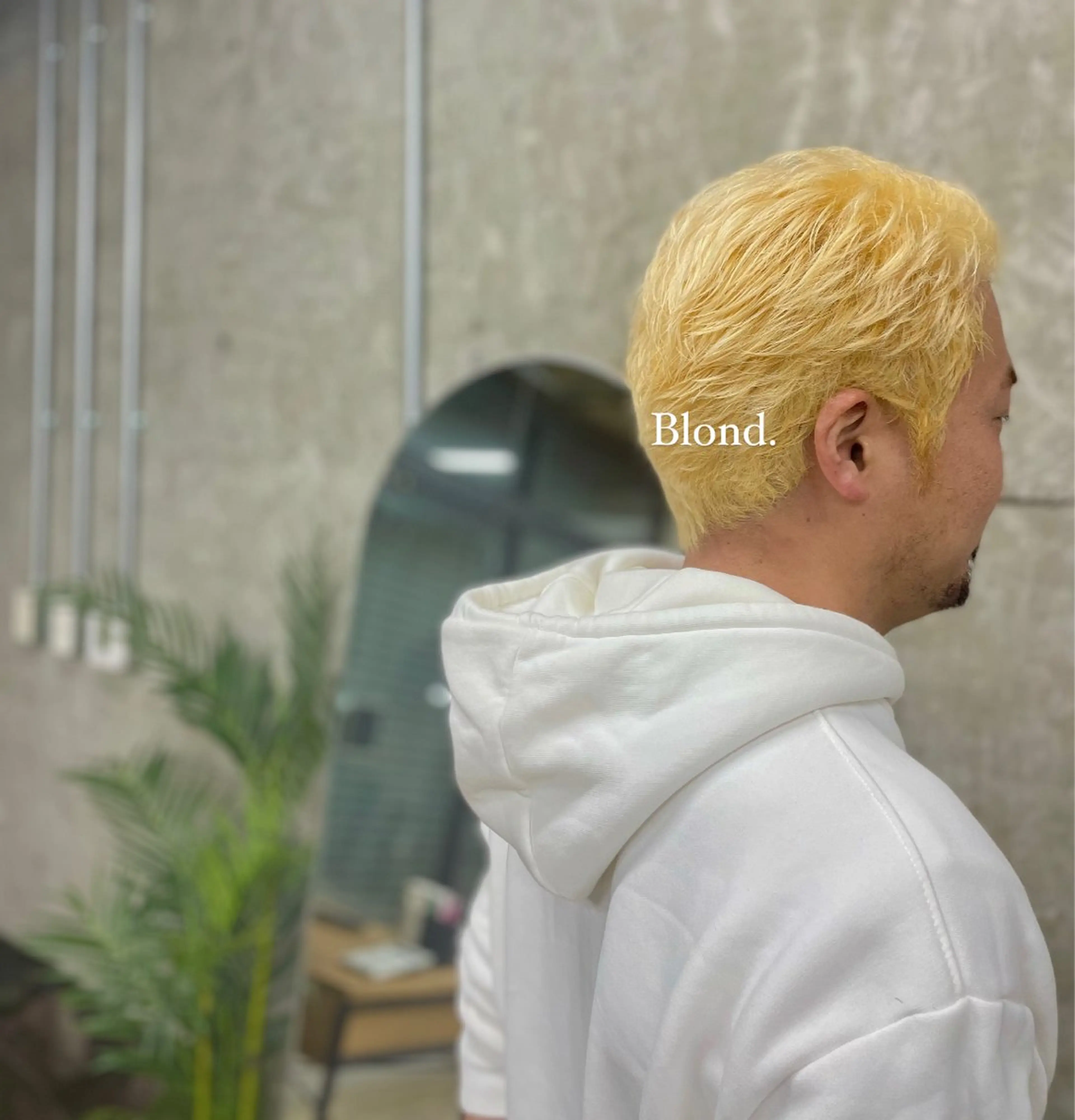 ショート カラー メンズ ヘアカラー Moanin'所属・さが あゆかのヘアスタイル